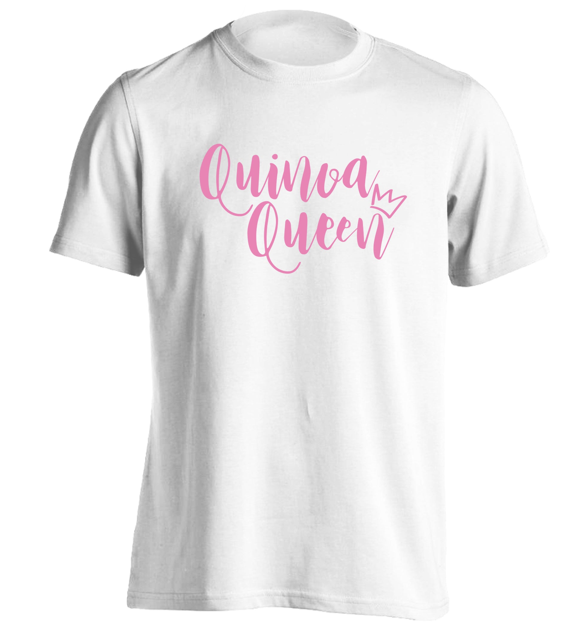 Quinoa Queen adults unisex white Tshirt 2XL