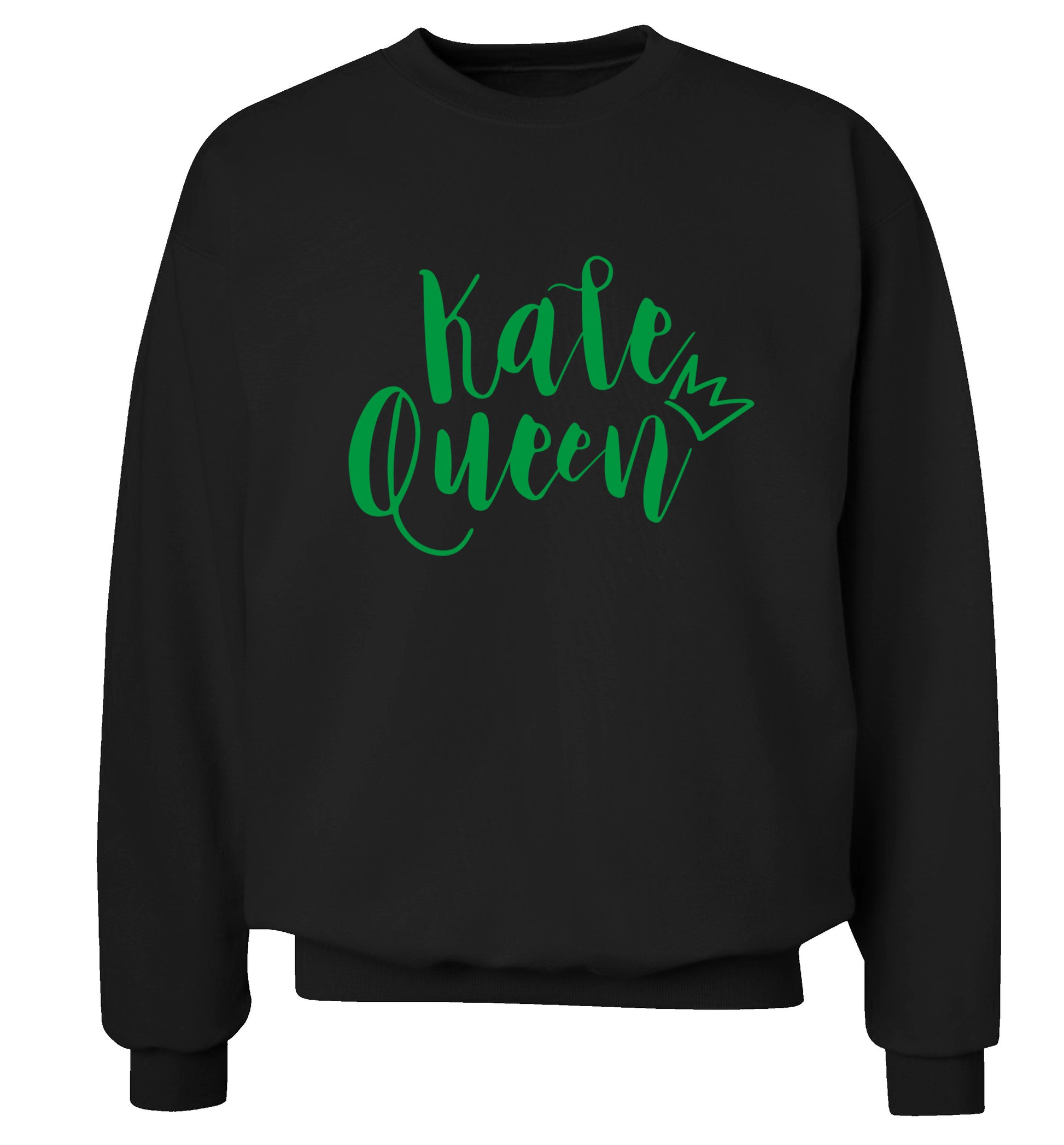 Kale Queen Adult's unisex black  sweater 2XL