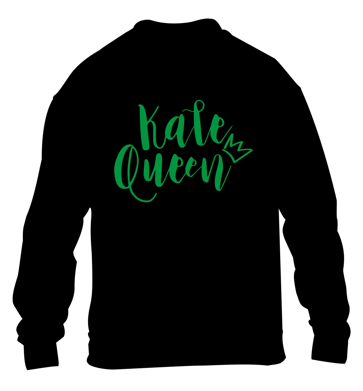 Kale Queen children's black  sweater 12-14 Years