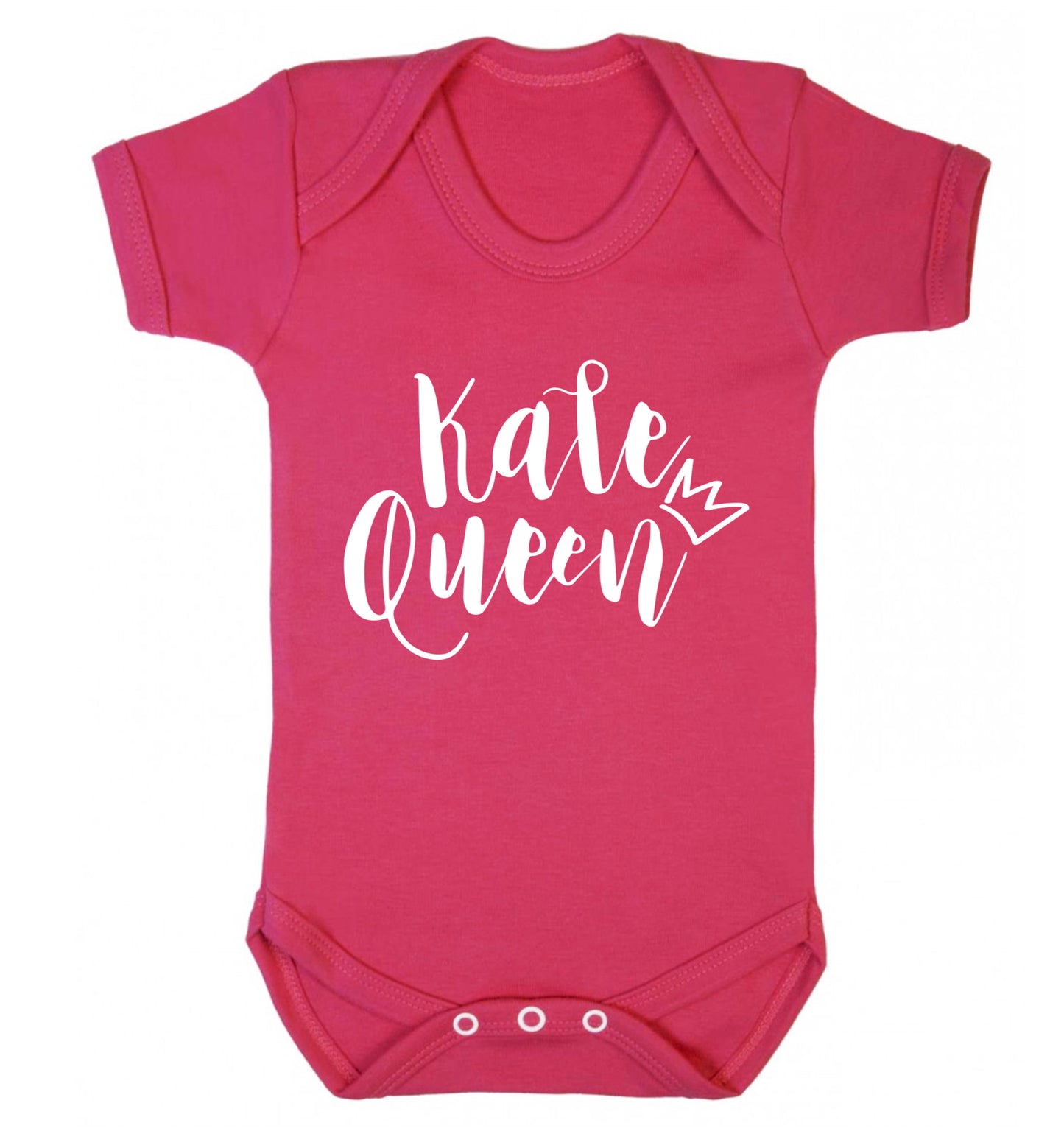 Kale Queen Baby Vest dark pink 18-24 months