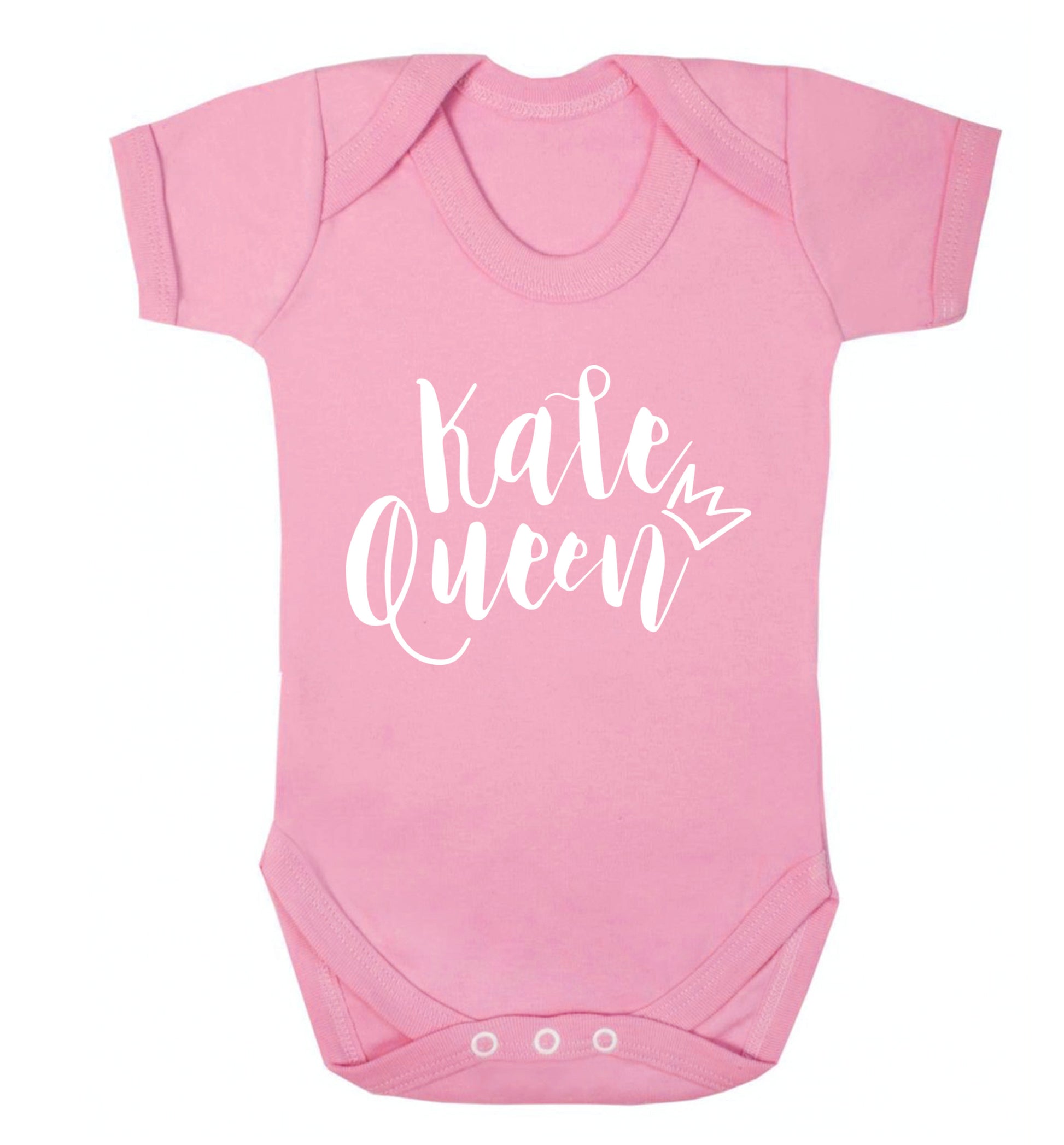 Kale Queen Baby Vest pale pink 18-24 months