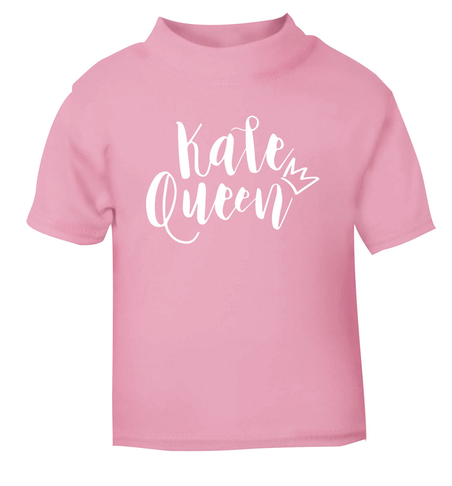 Kale Queen light pink Baby Toddler Tshirt 2 Years