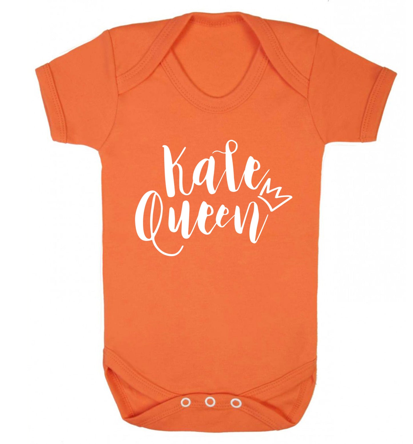 Kale Queen Baby Vest orange 18-24 months