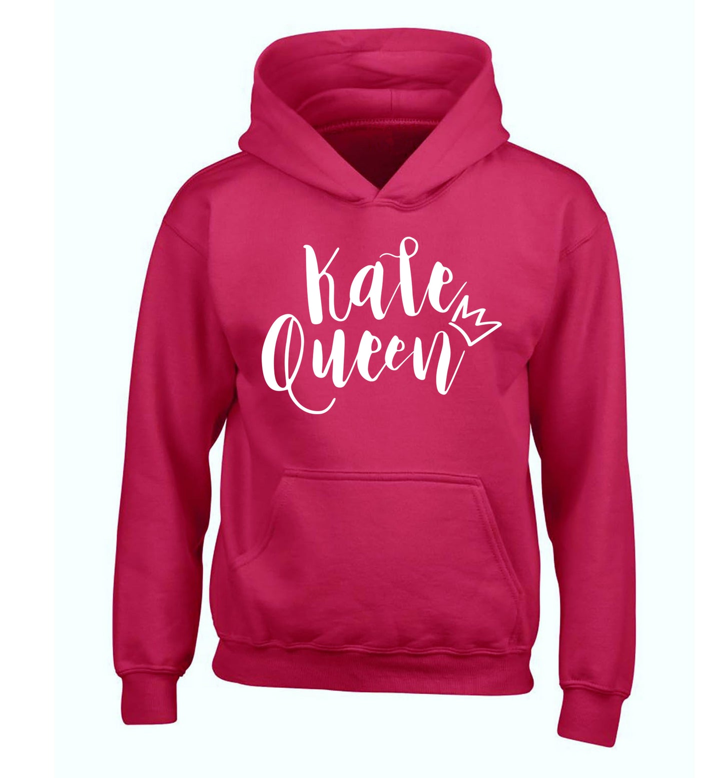 Kale Queen children's pink hoodie 12-14 Years