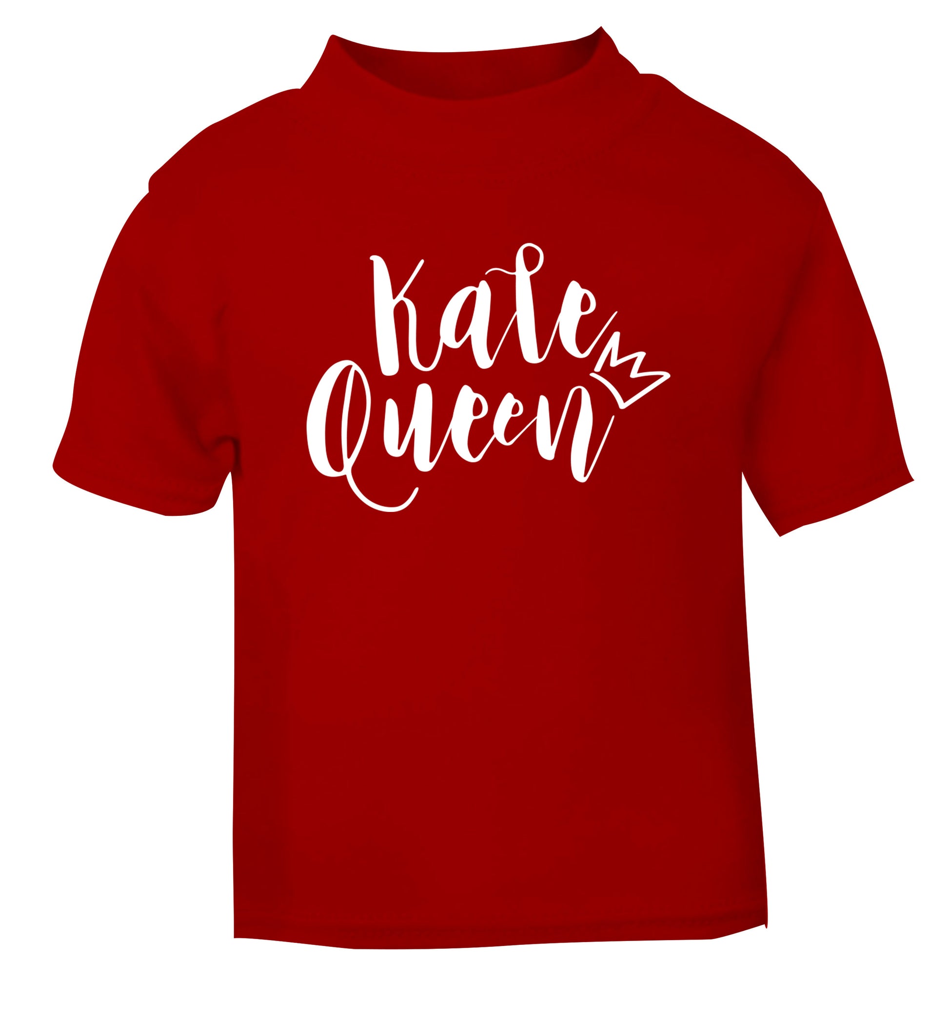 Kale Queen red Baby Toddler Tshirt 2 Years