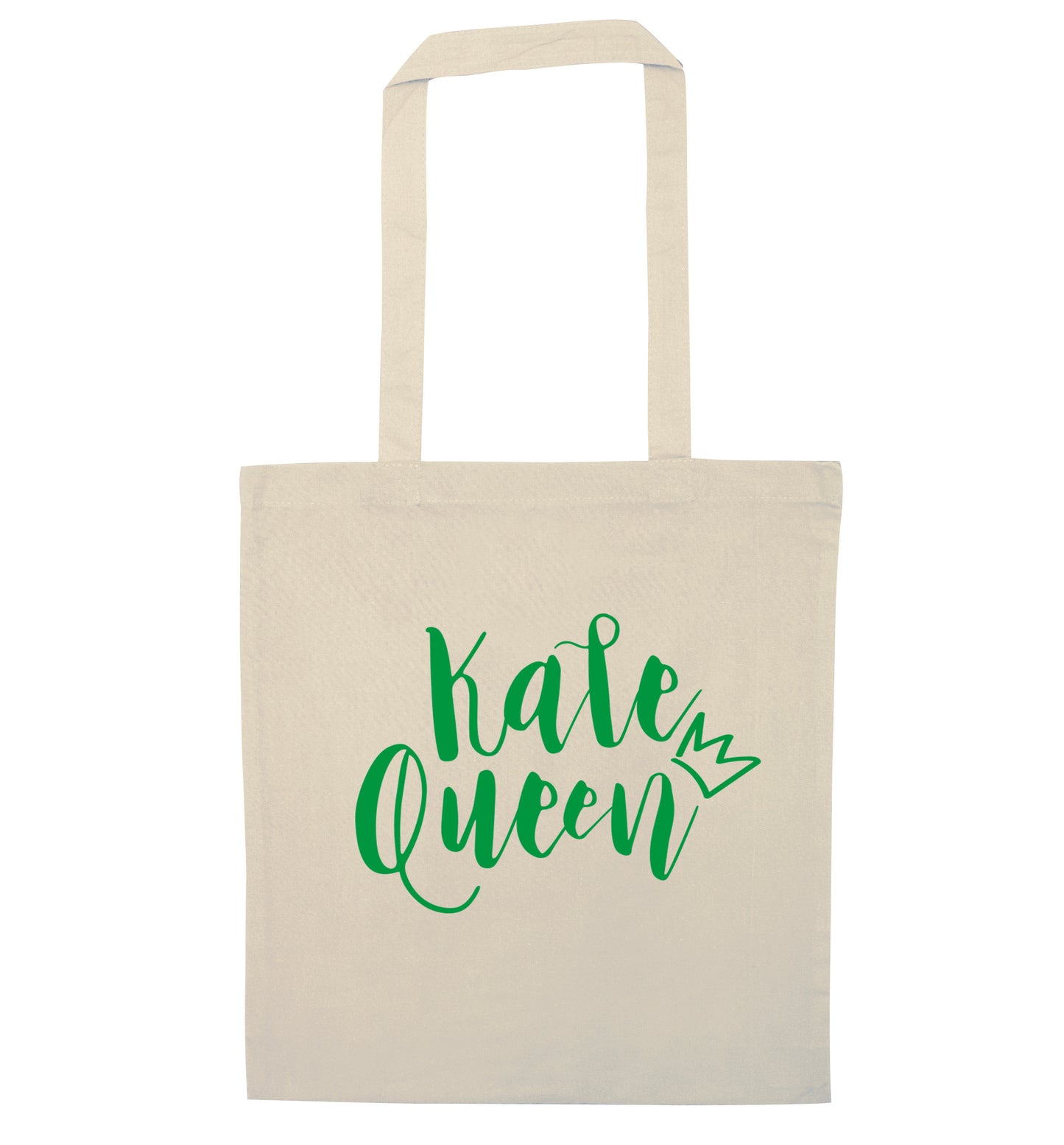Kale Queen natural tote bag