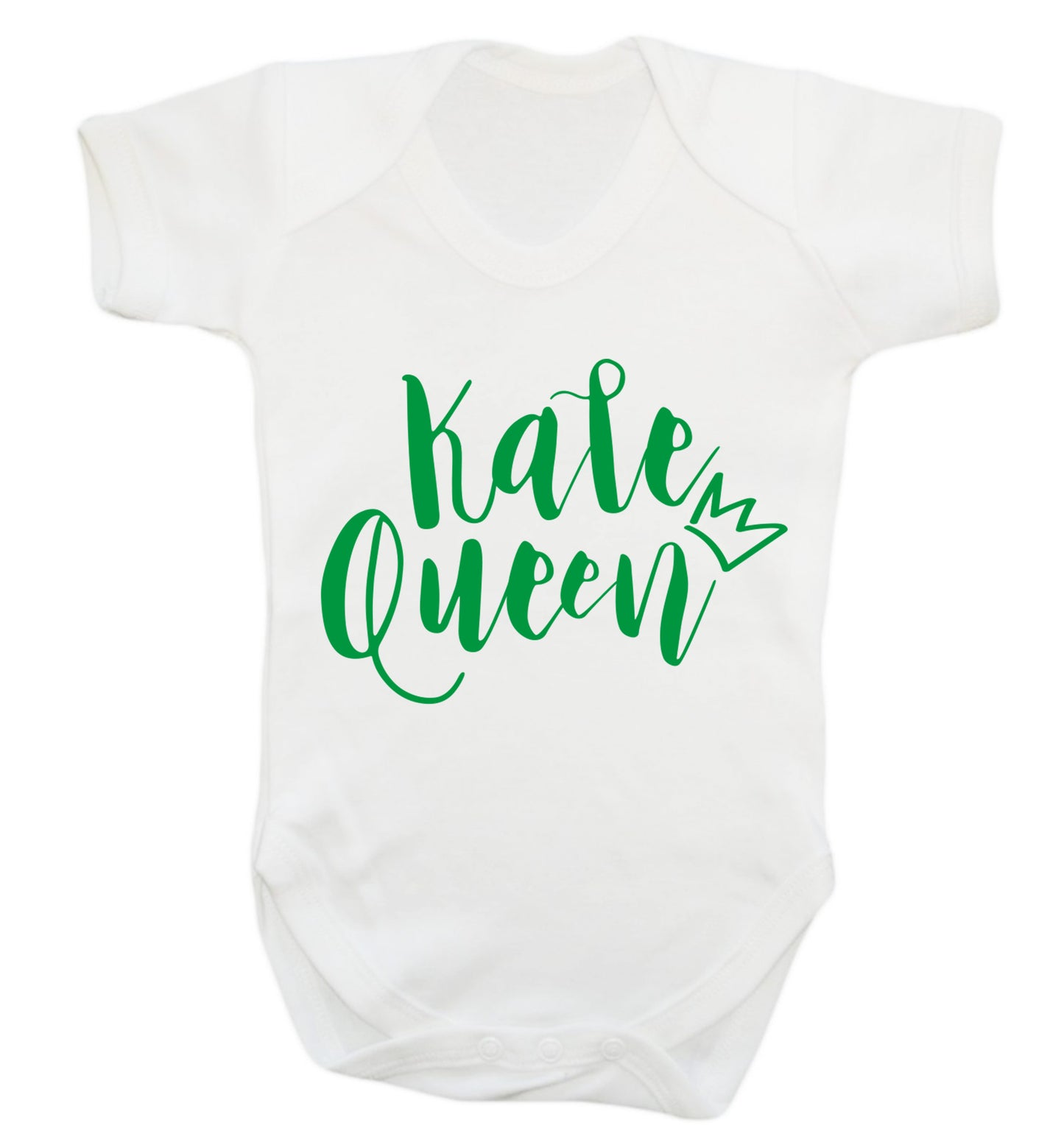 Kale Queen Baby Vest white 18-24 months