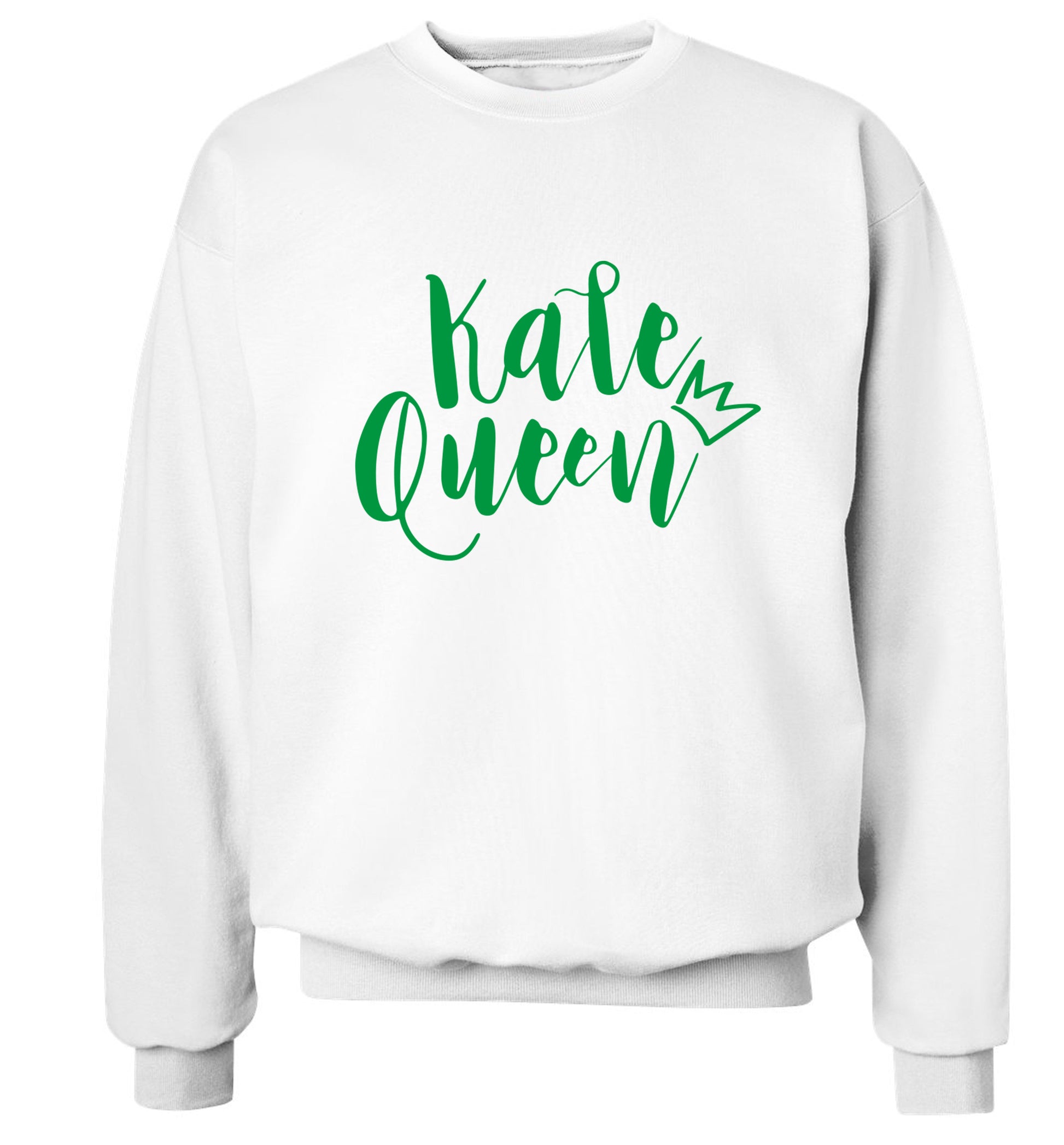 Kale Queen Adult's unisex white  sweater 2XL