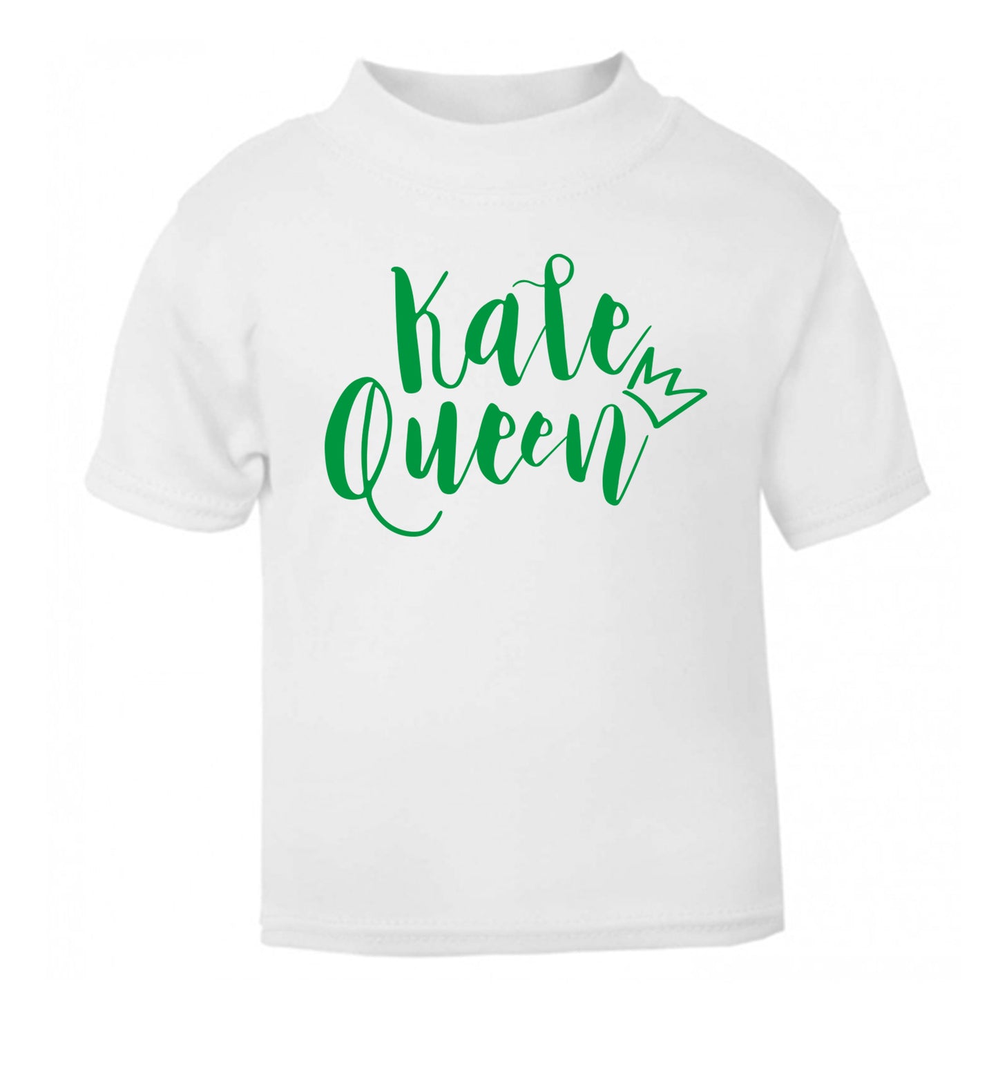 Kale Queen white Baby Toddler Tshirt 2 Years