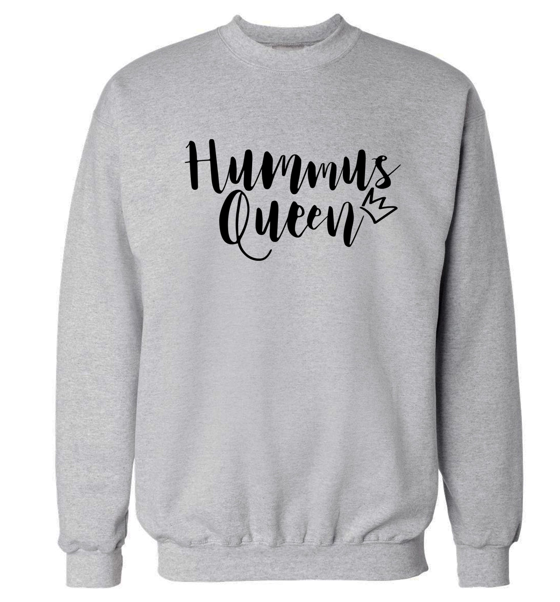 Hummus Hoe Adult's unisex grey  sweater 2XL