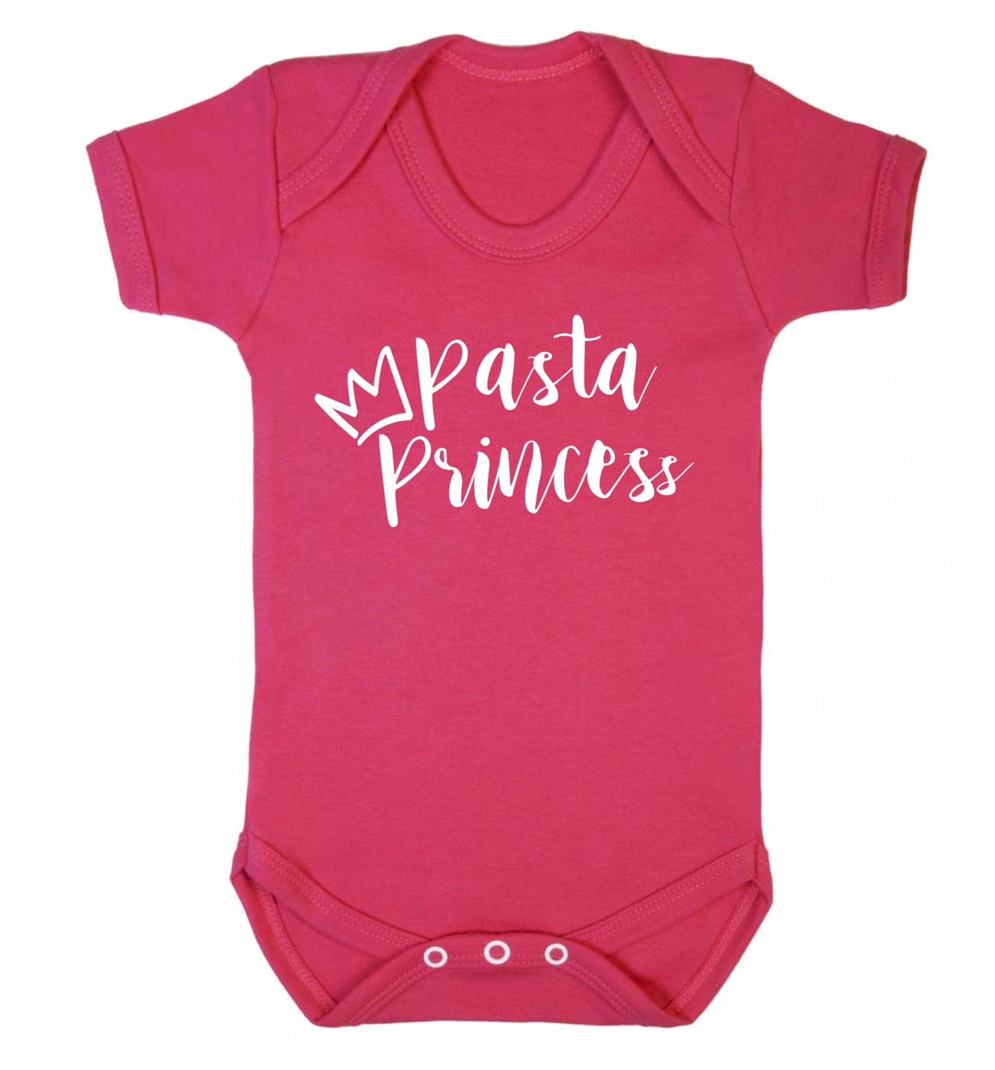 Pasta Princess Baby Vest dark pink 18-24 months