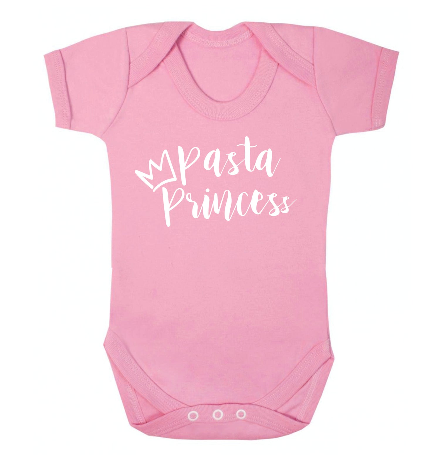 Pasta Princess Baby Vest pale pink 18-24 months