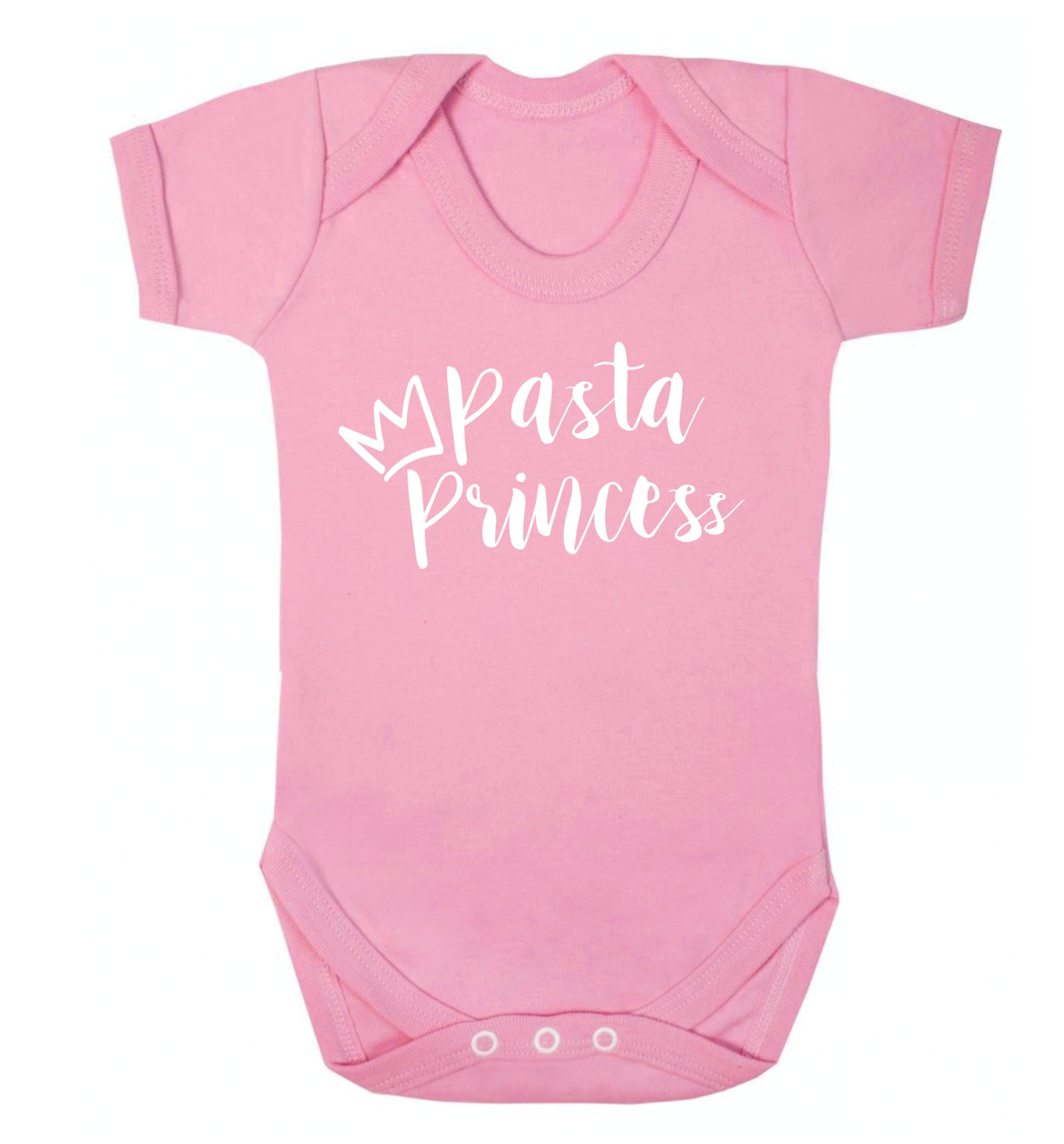 Pasta Princess Baby Vest pale pink 18-24 months
