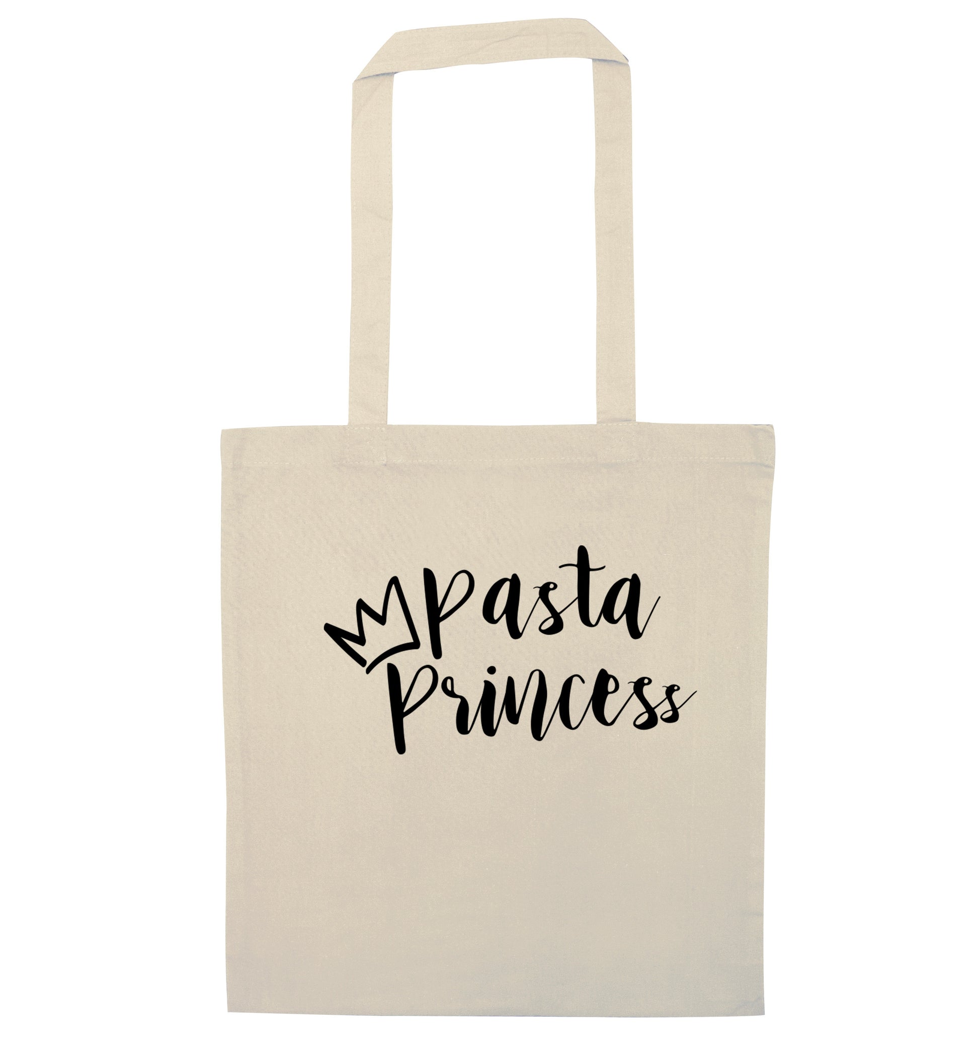 Pasta Princess natural tote bag
