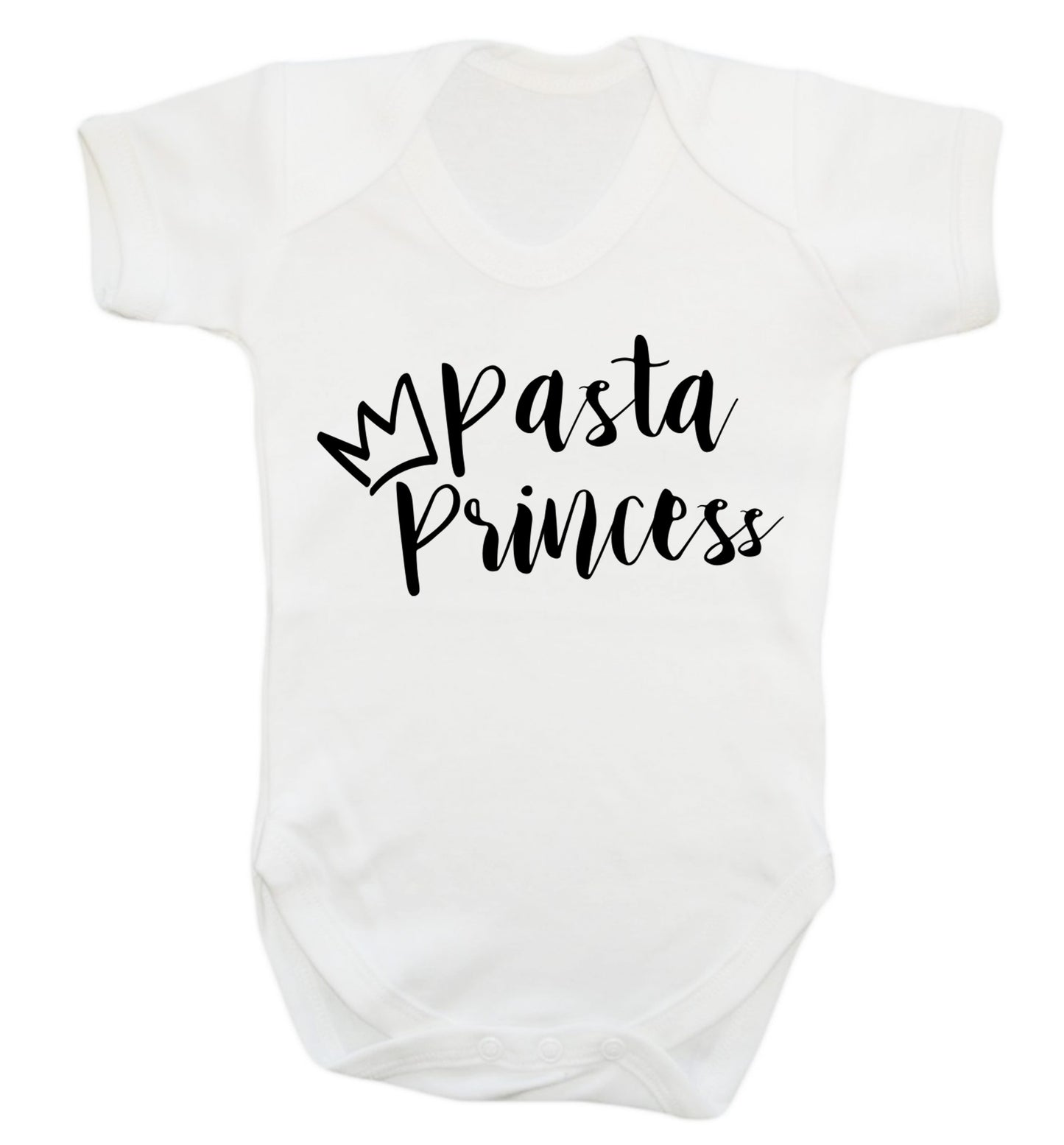 Pasta Princess Baby Vest white 18-24 months