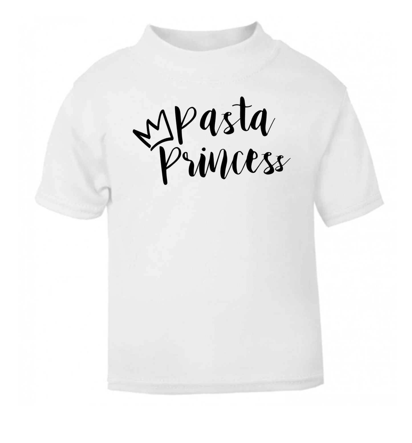 Pasta Princess white Baby Toddler Tshirt 2 Years