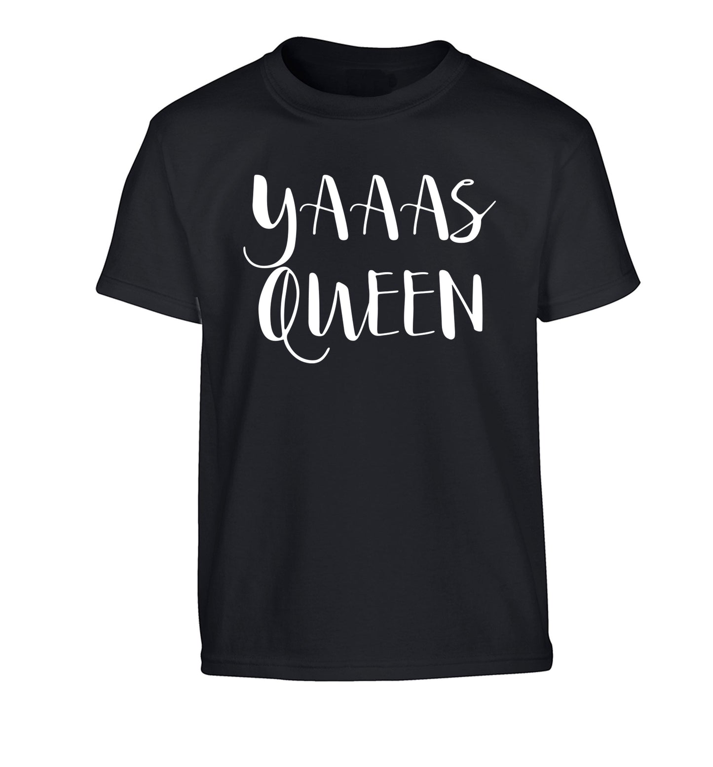 Yas Queen Children's black Tshirt 12-14 Years