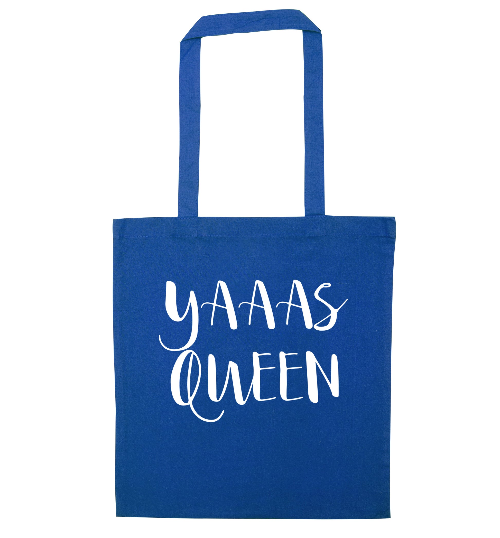 Yas Queen blue tote bag