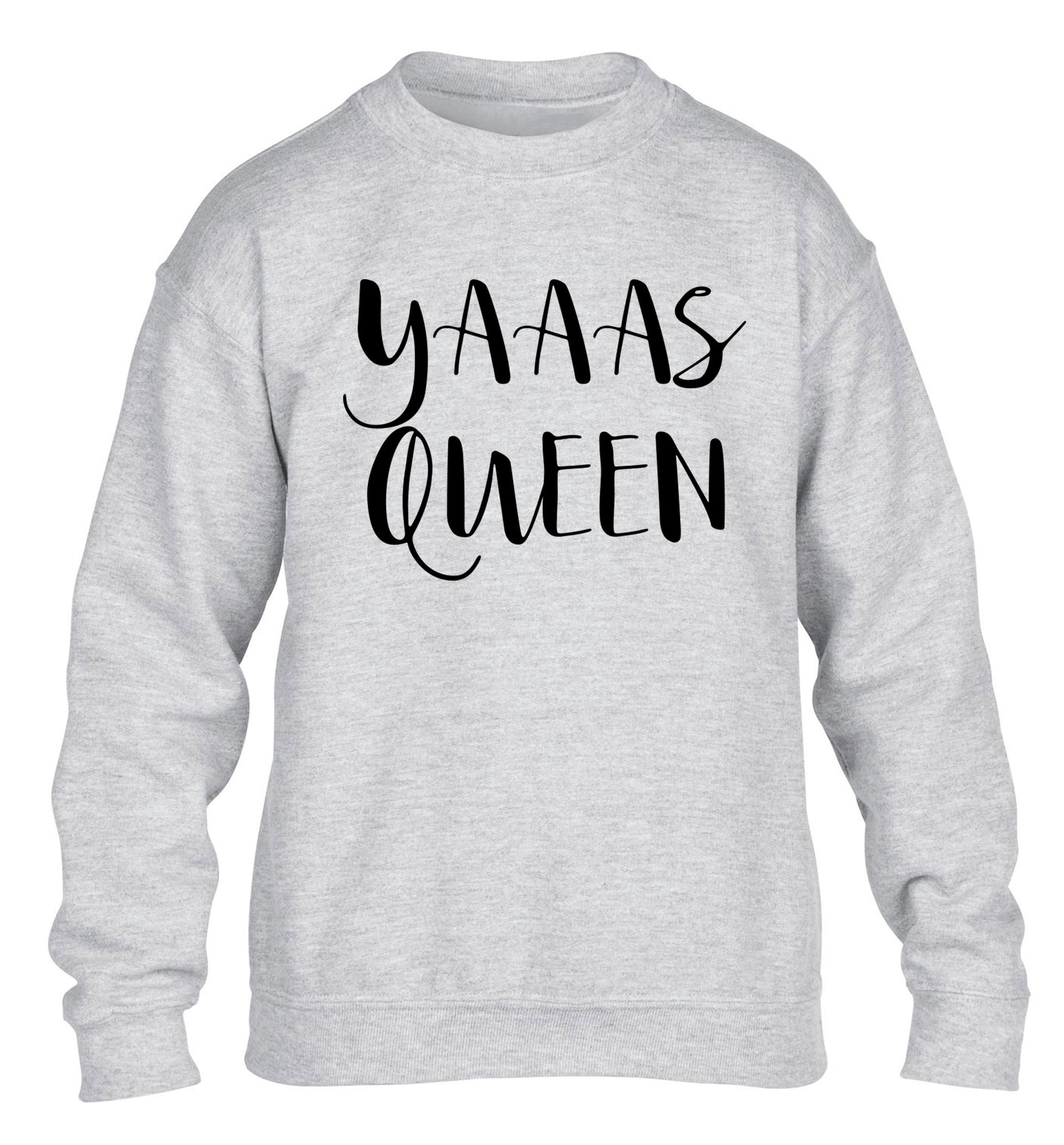 Yas Queen children's grey sweater 12-14 Years