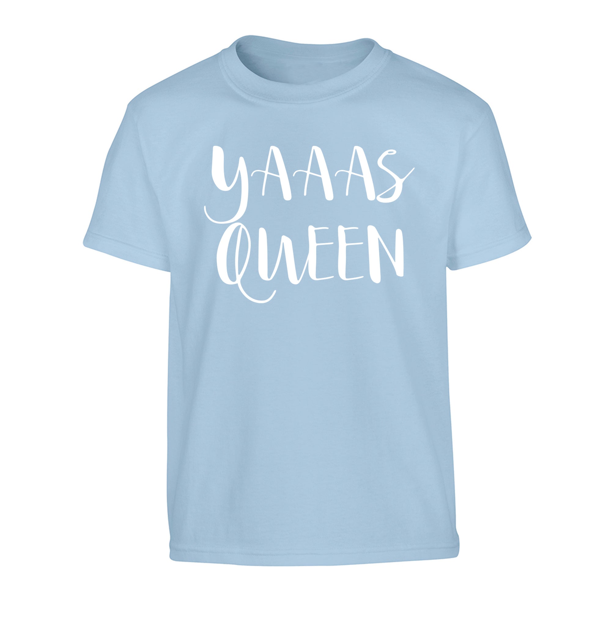 Yas Queen Children's light blue Tshirt 12-14 Years