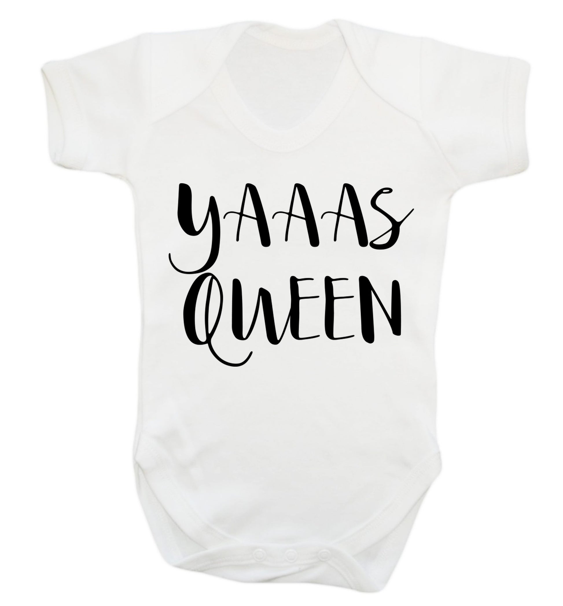 Yas Queen Baby Vest white 18-24 months