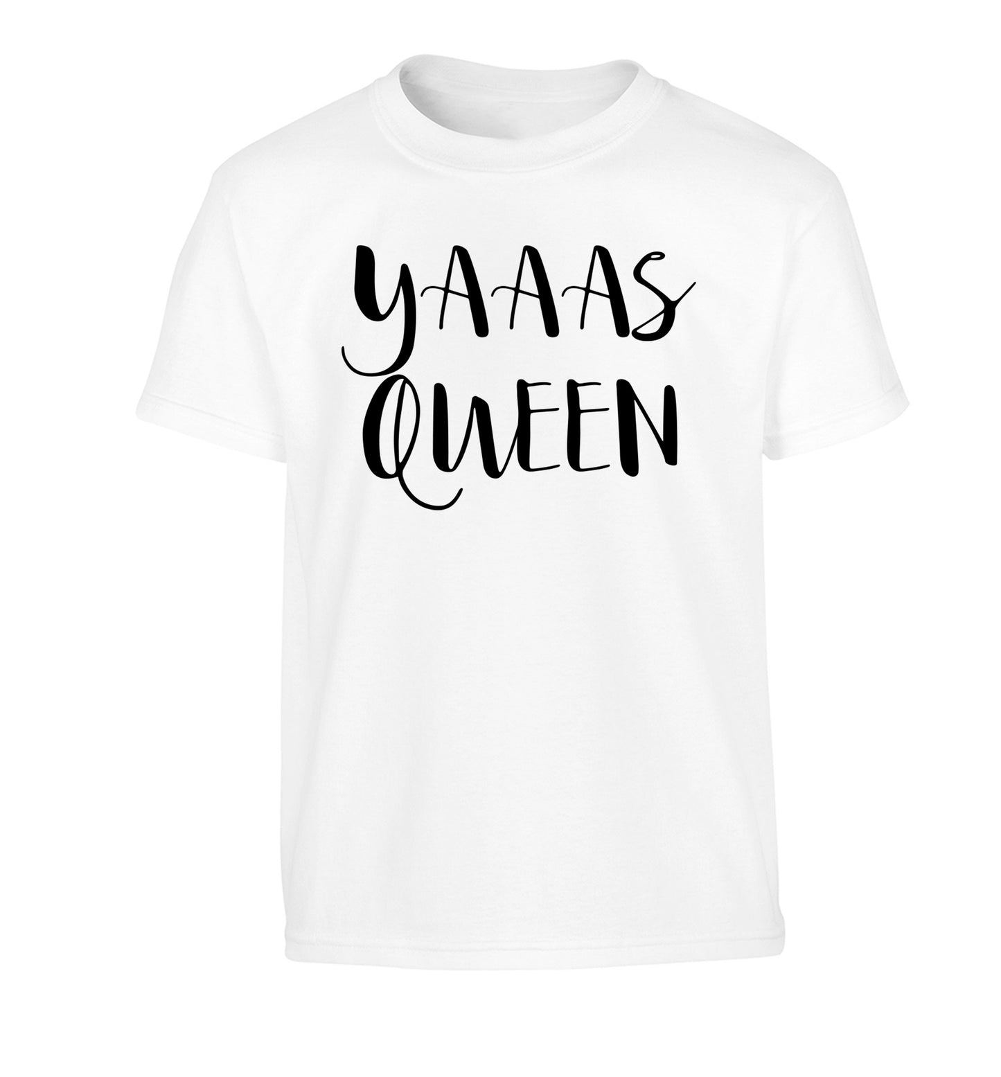 Yas Queen Children's white Tshirt 12-14 Years