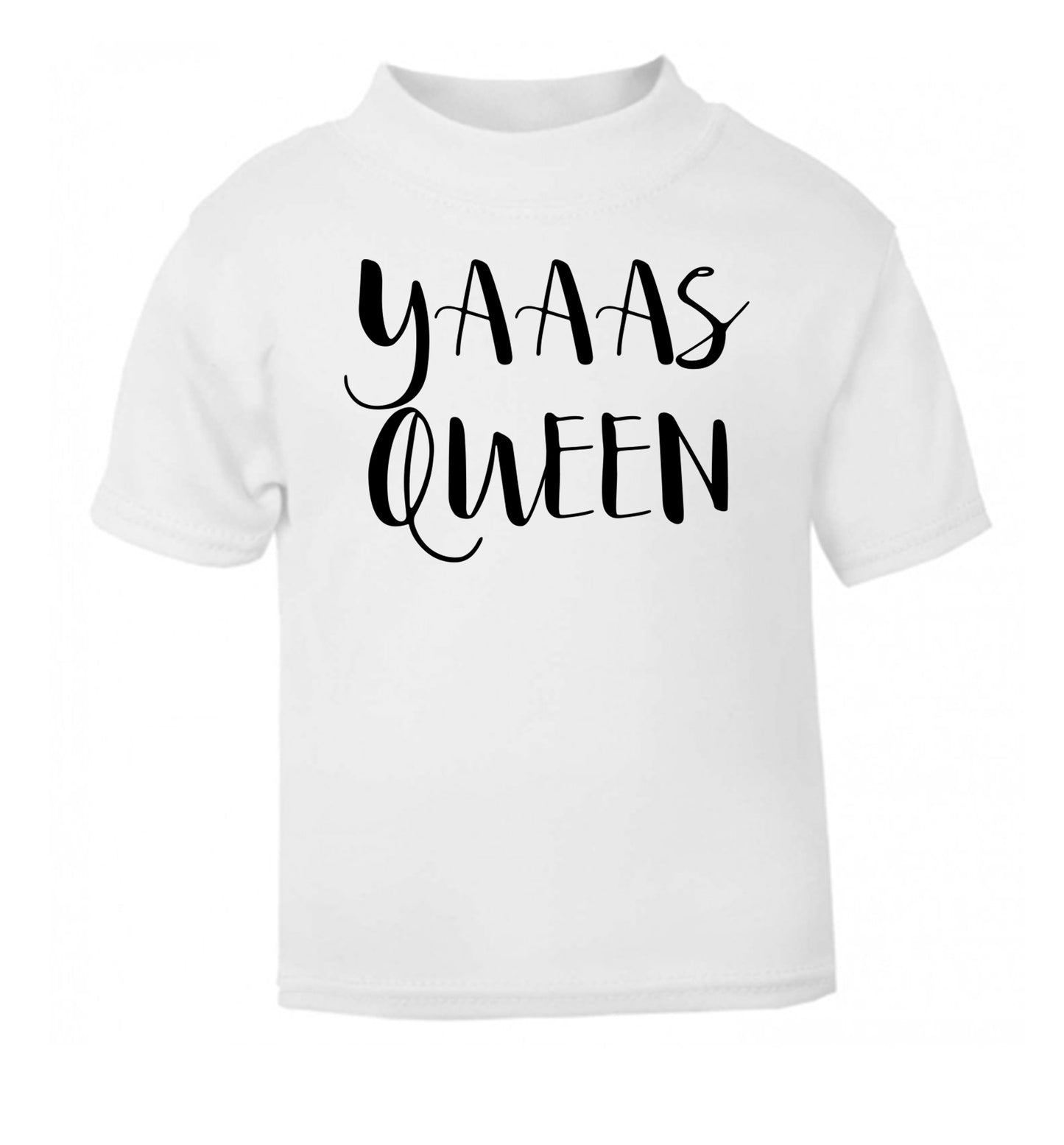 Yas Queen white Baby Toddler Tshirt 2 Years