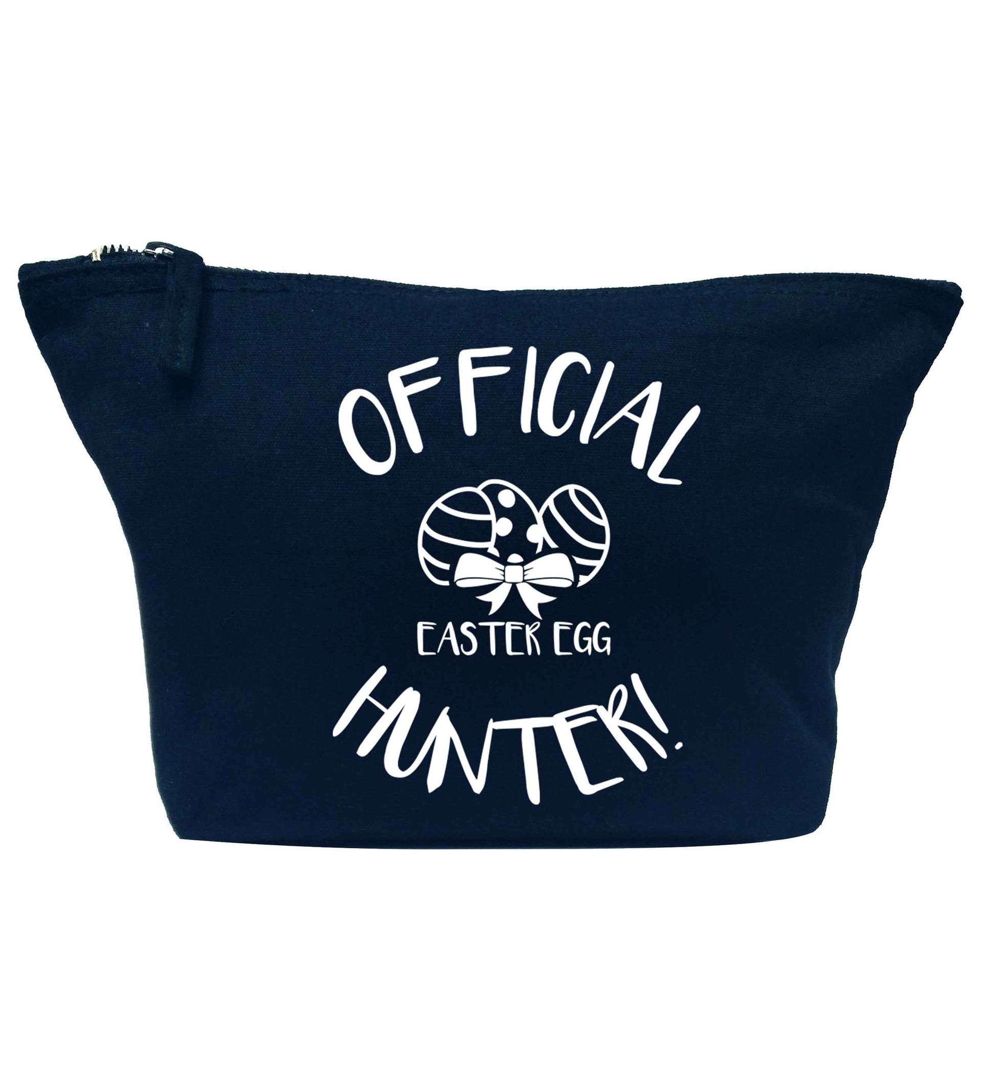 Official Easter egg hunter! navy makeup bag