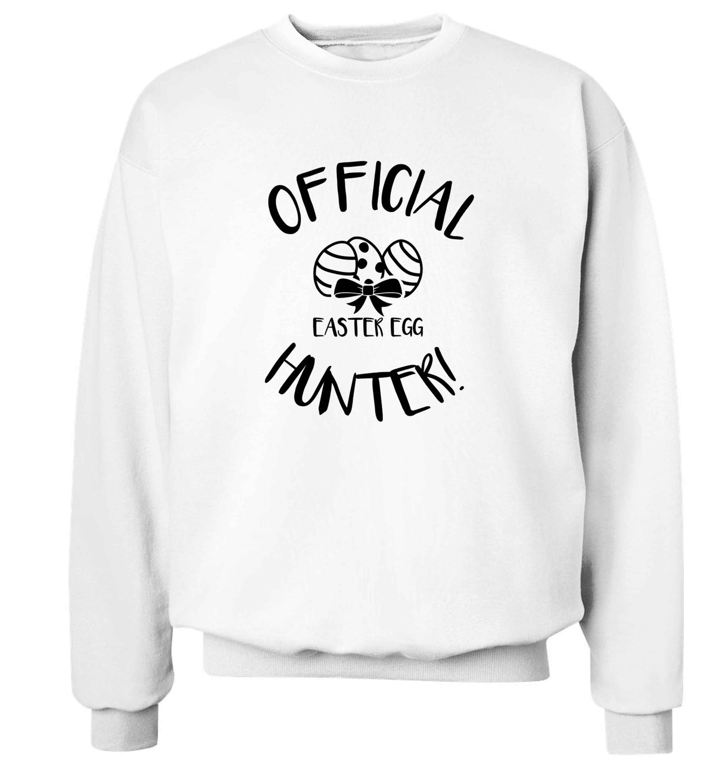 Official Easter egg hunter! adult's unisex white sweater 2XL