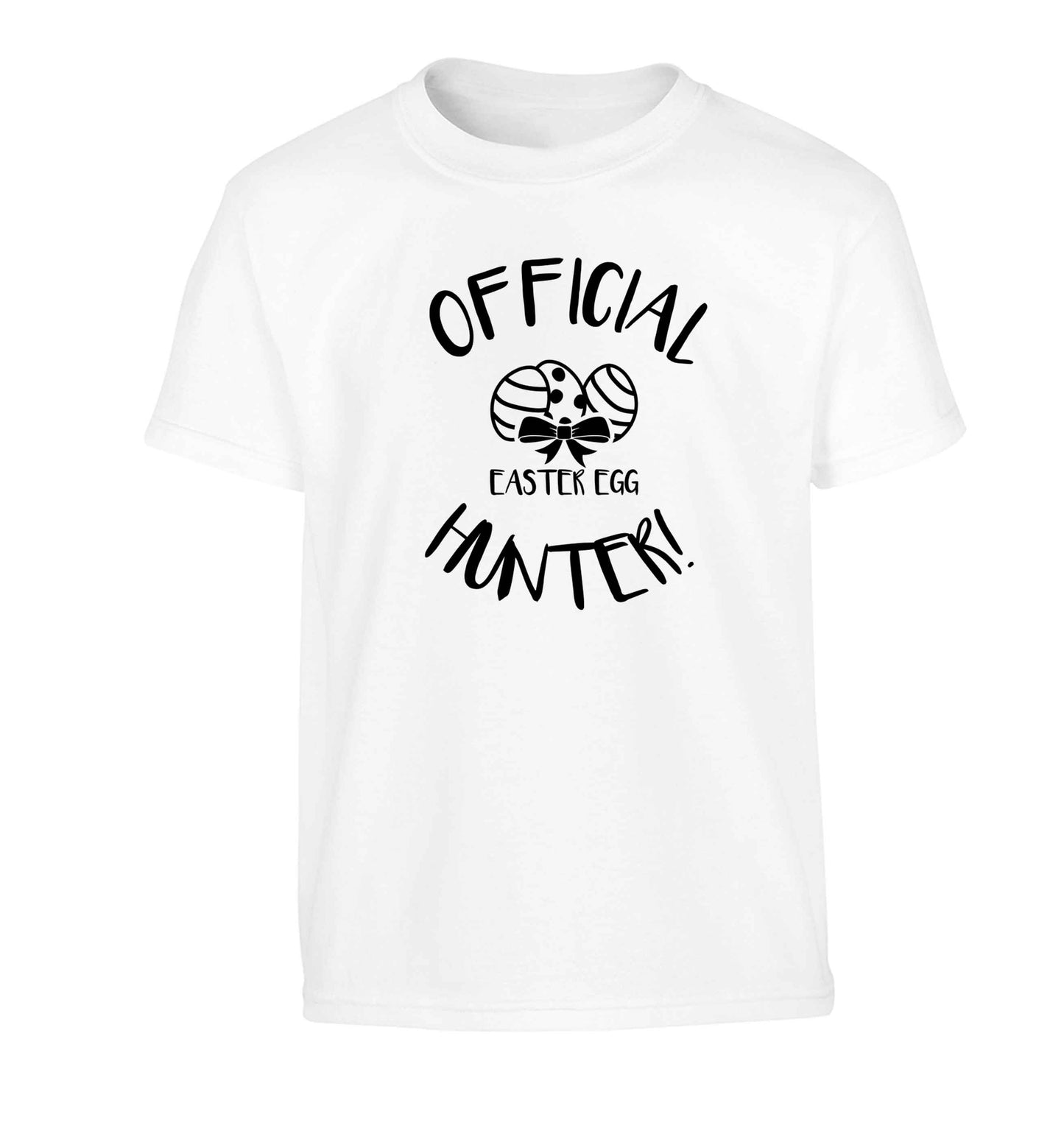 Official Easter egg hunter! Children's white Tshirt 12-13 Years
