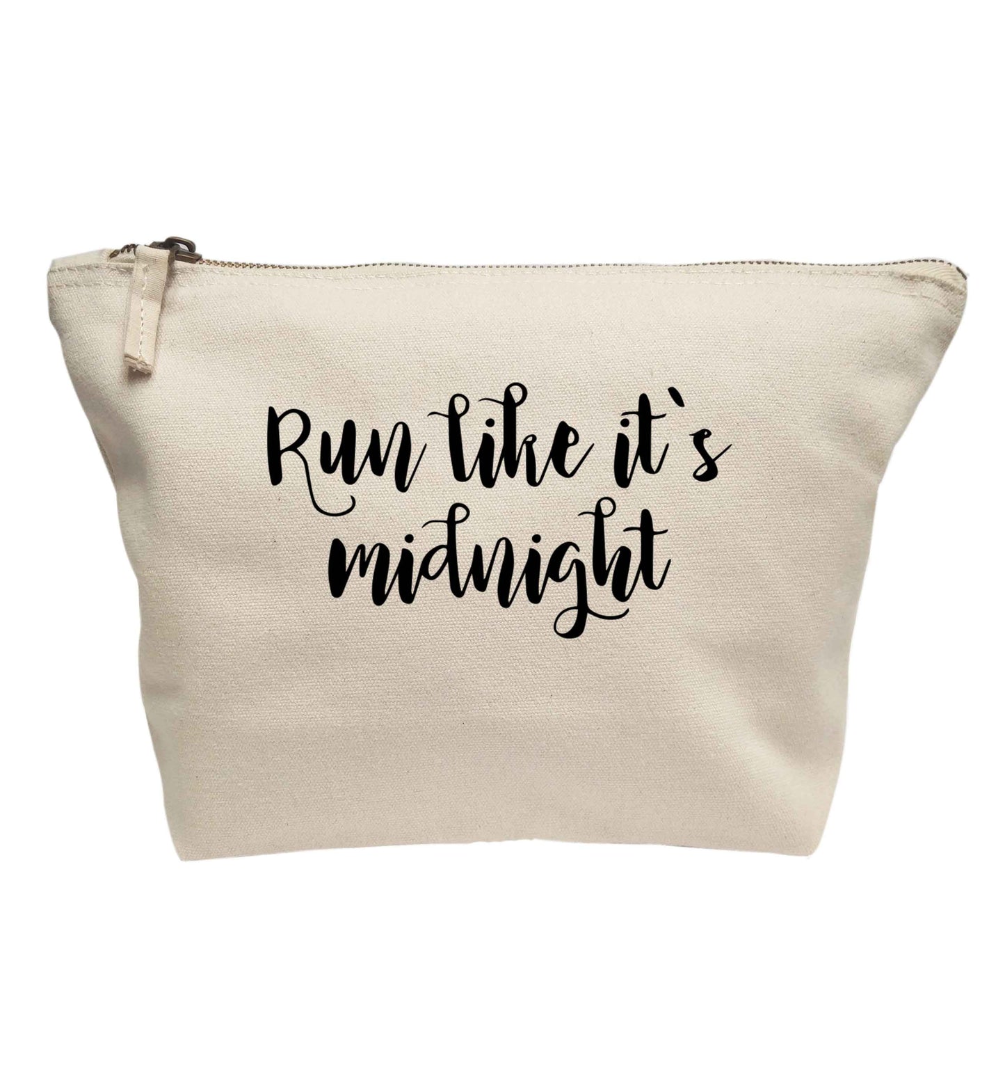 Run like it's midnight | Makeup / wash bag