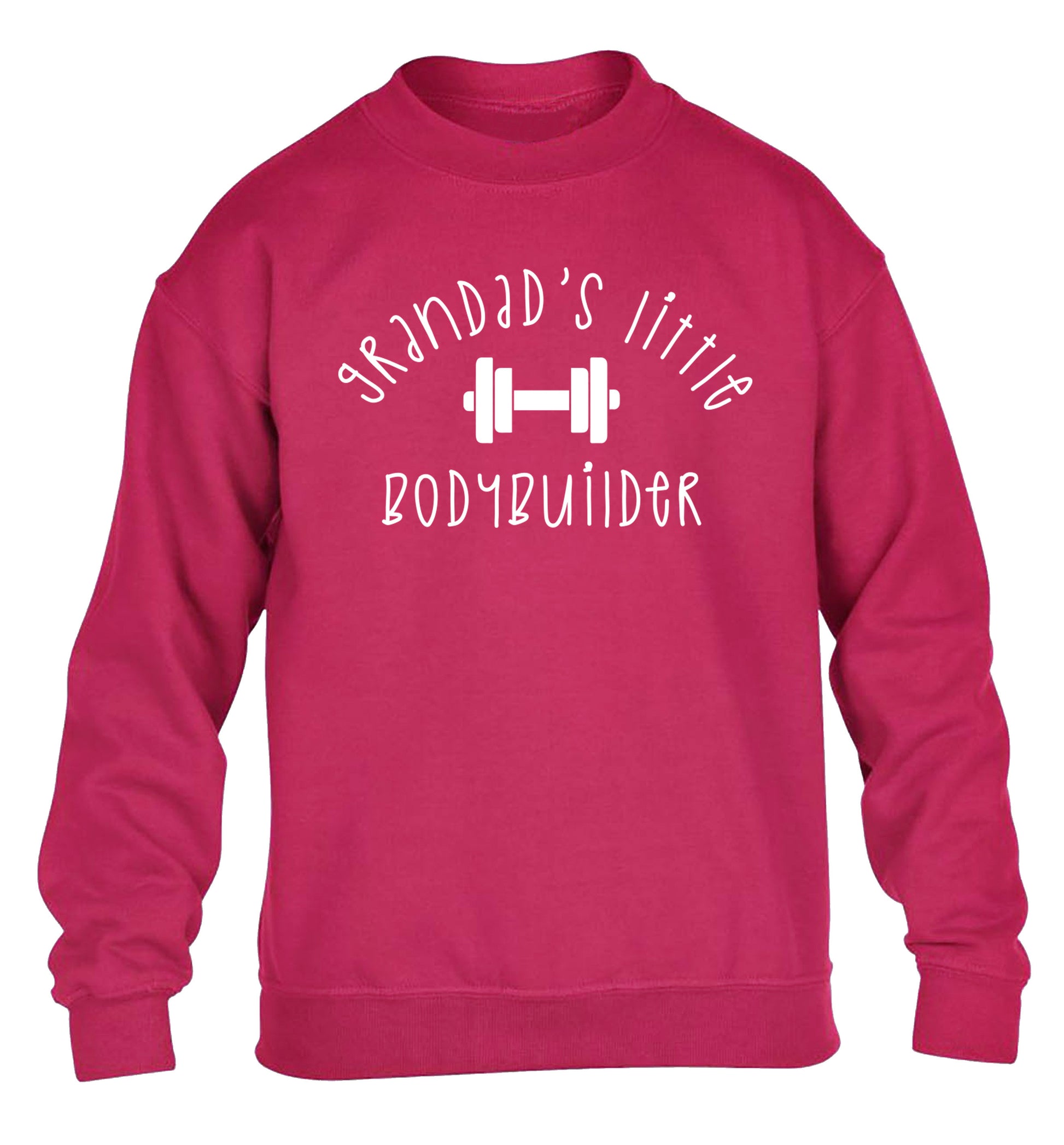 Grandad's little bodybuilder children's pink sweater 12-14 Years