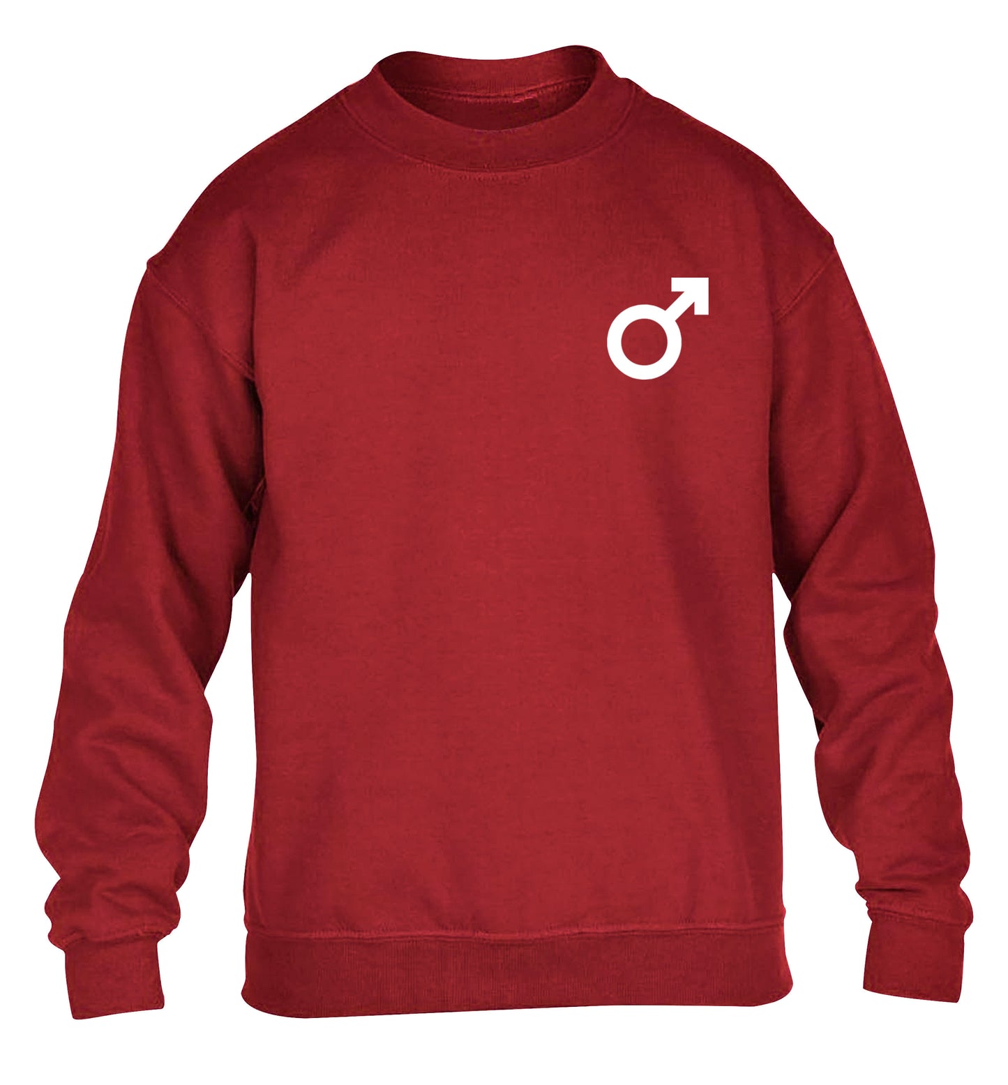 Male symbol pocket children's grey sweater 12-14 Years
