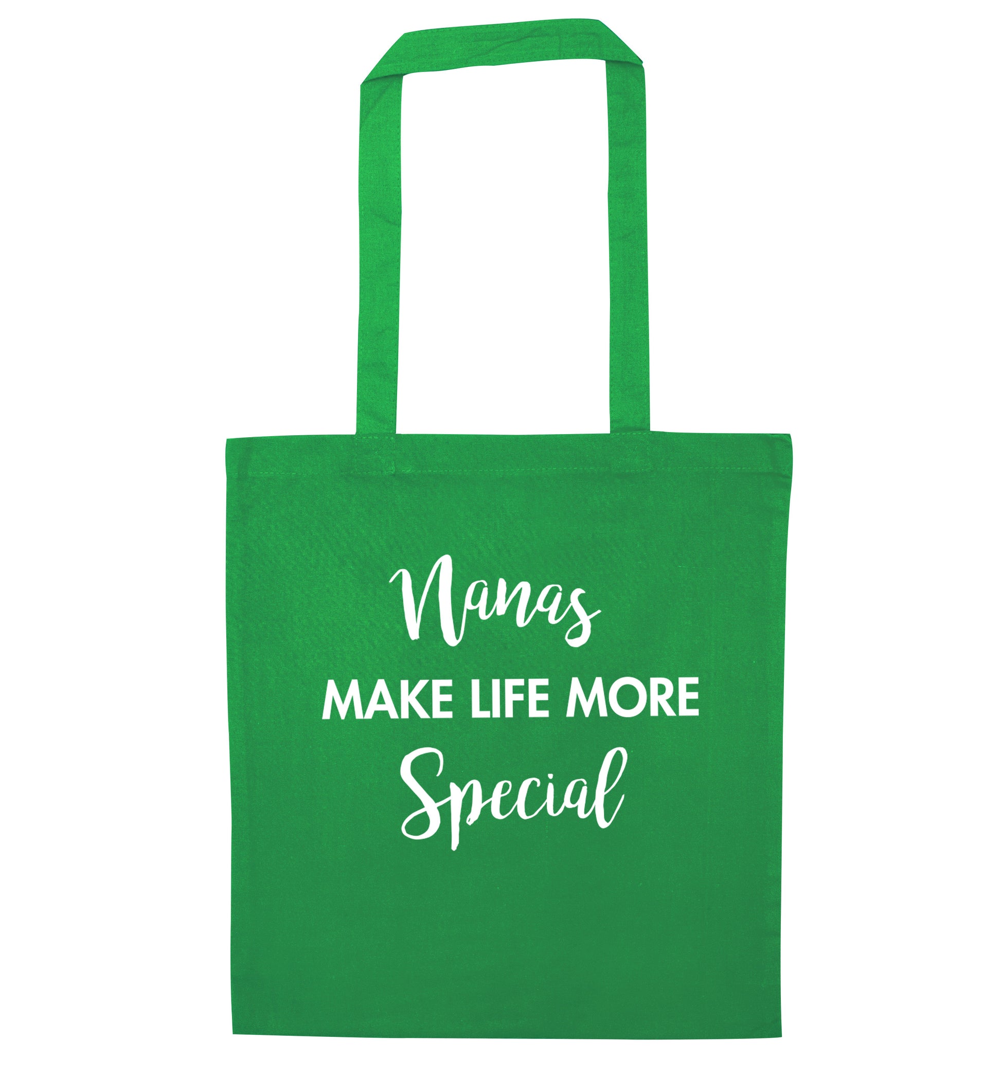 Nanas make life more special green tote bag