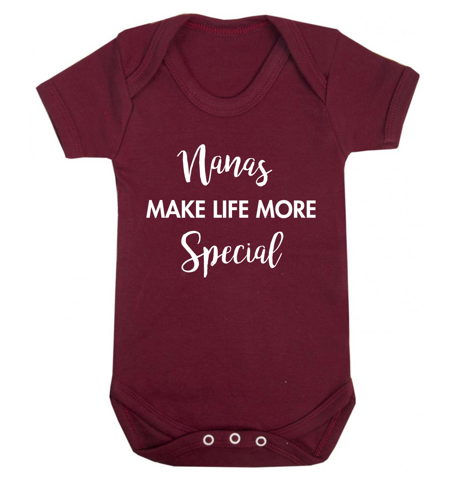 Nanas make life more special Baby Vest maroon 18-24 months