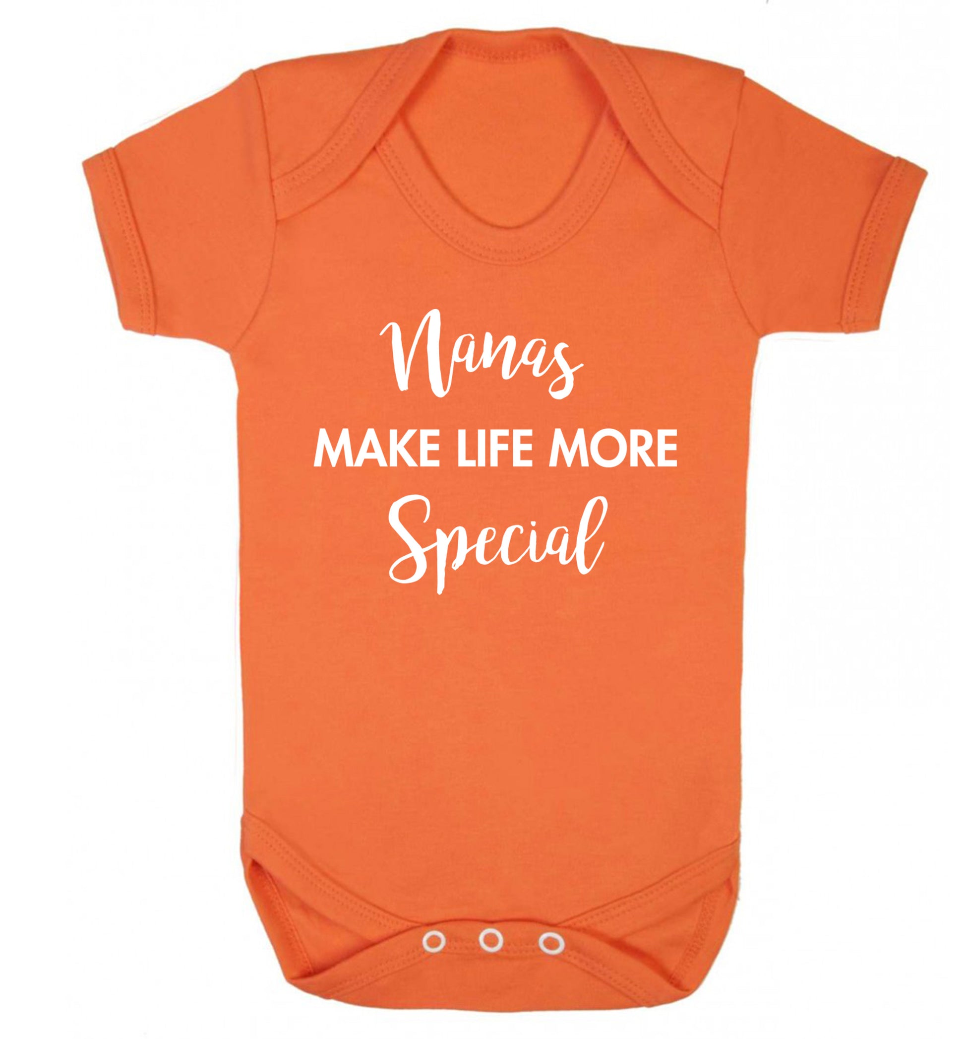 Nanas make life more special Baby Vest orange 18-24 months