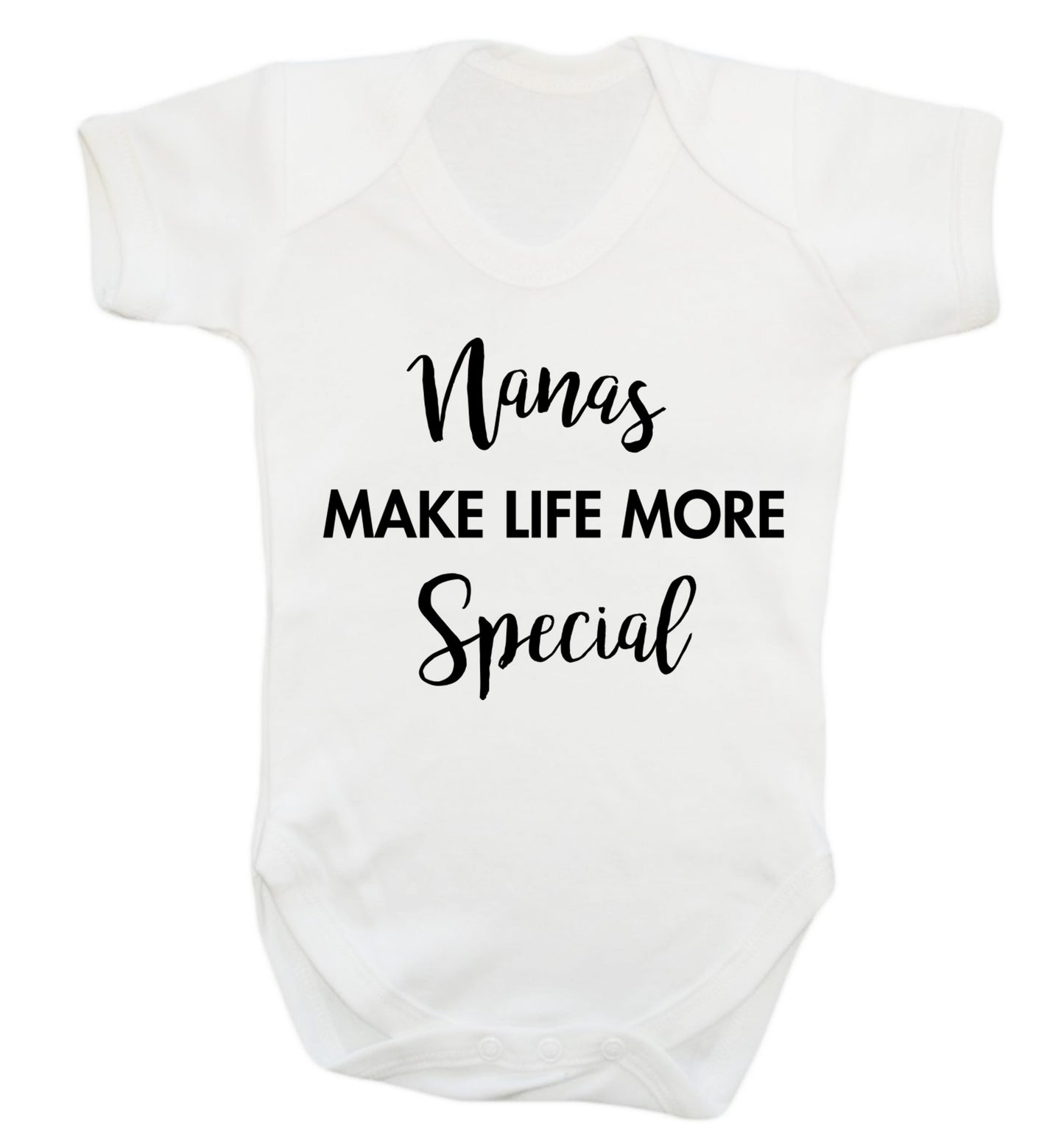Nanas make life more special Baby Vest white 18-24 months