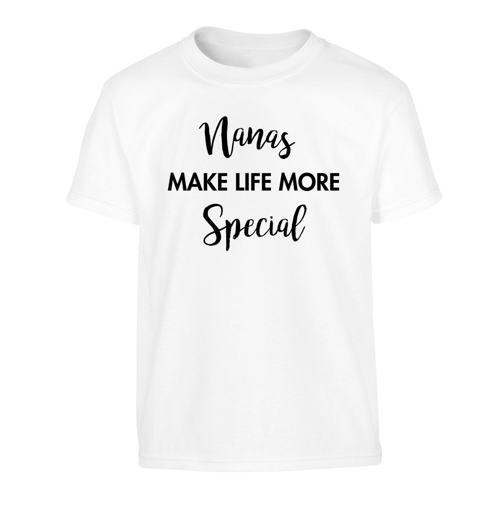 Nanas make life more special Children's white Tshirt 12-14 Years