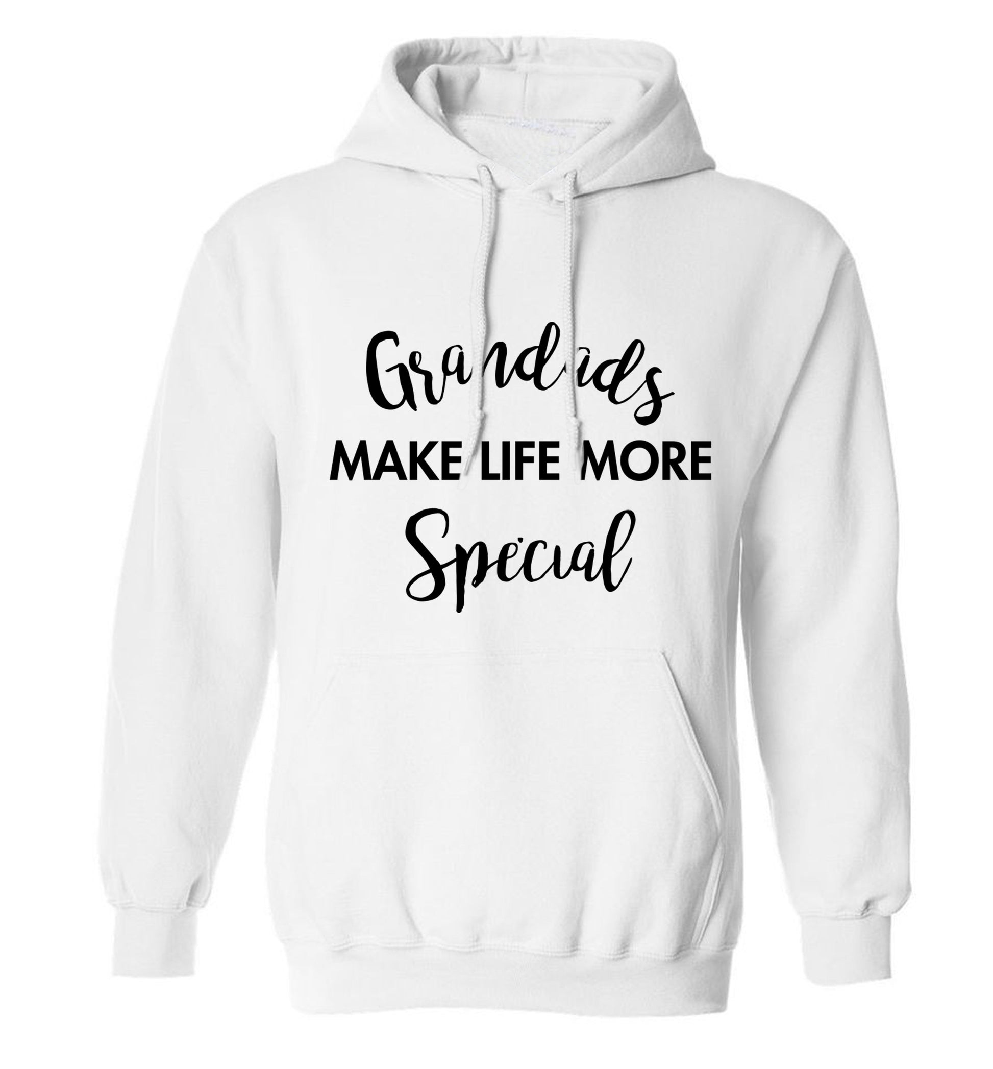 Grandads make life more special adults unisex white hoodie 2XL