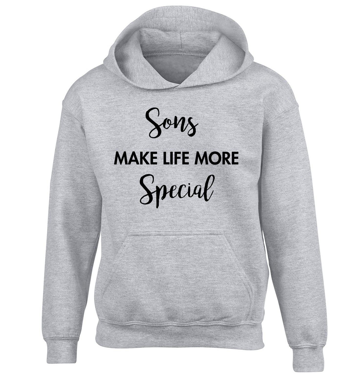 Daughters make life more special children's grey hoodie 12-14 Years