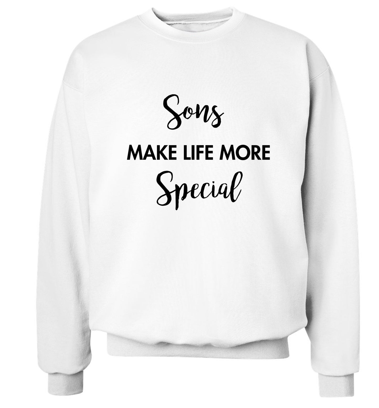 Daughters make life more special Adult's unisex white Sweater 2XL