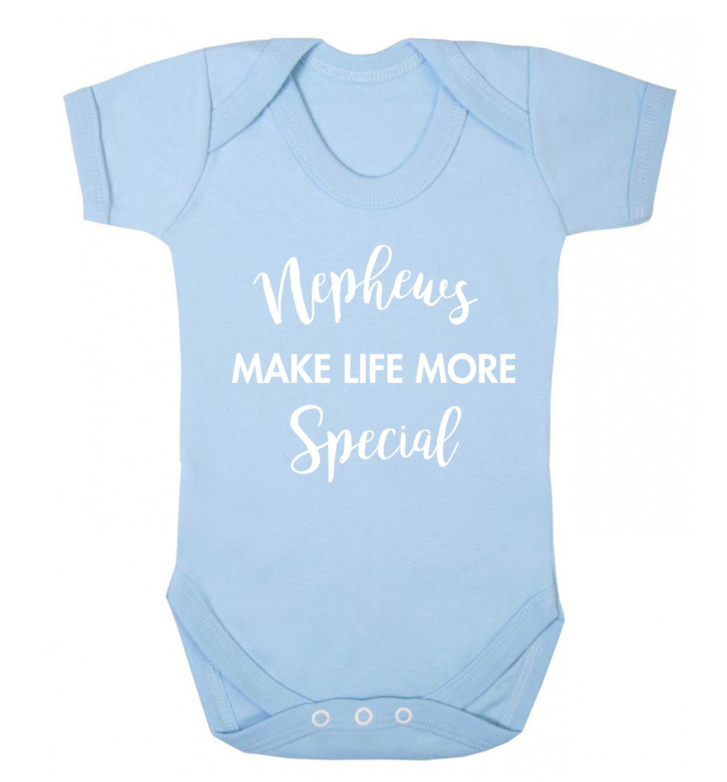 Nephews make life more special Baby Vest pale blue 18-24 months
