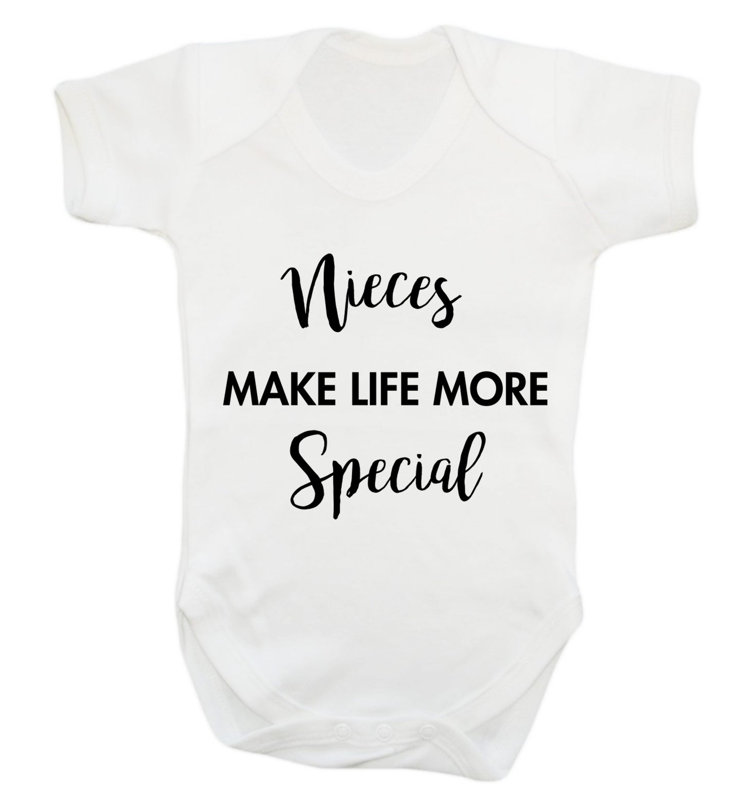 Nieces make life more special Baby Vest white 18-24 months