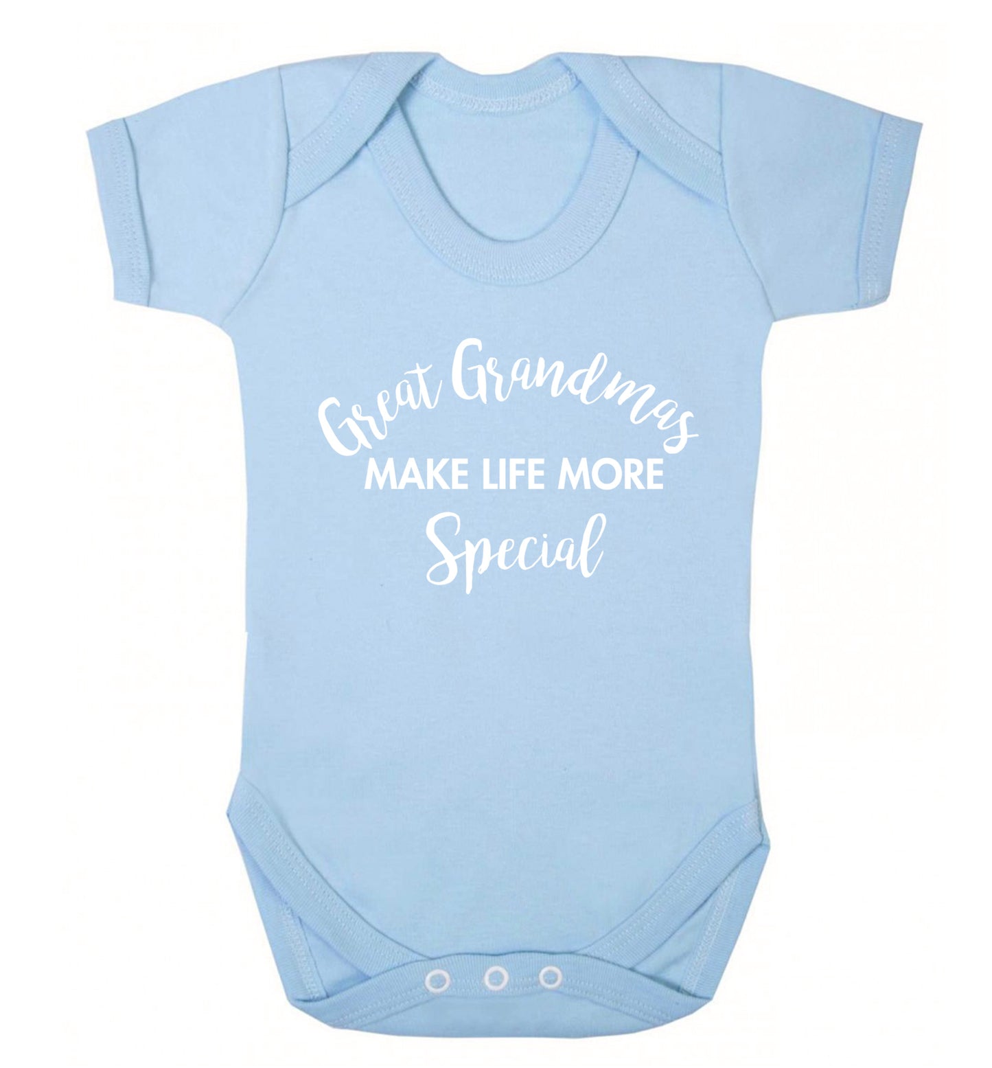 Great Grandmas make life more special Baby Vest pale blue 18-24 months