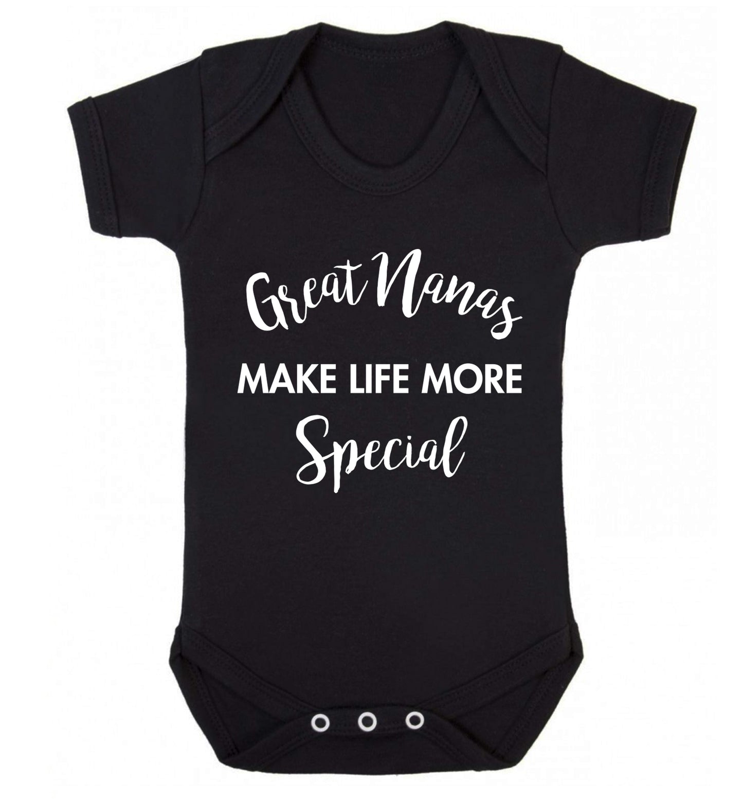Great nanas make life more special Baby Vest black 18-24 months
