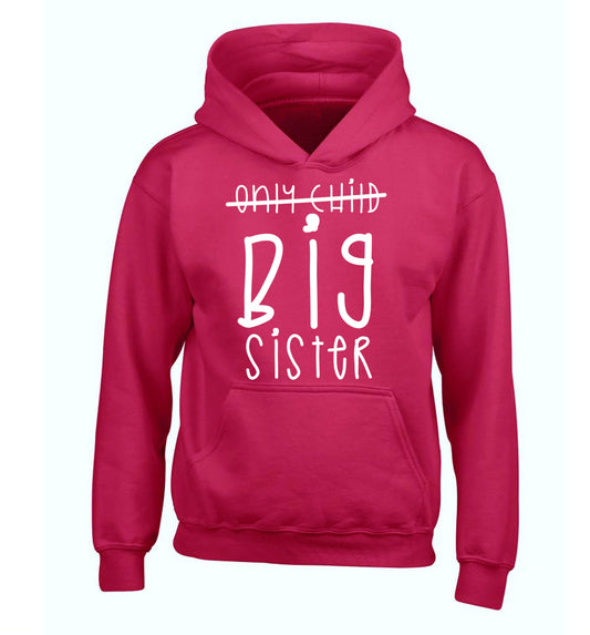 Only child big sister children's pink hoodie 12-14 Years