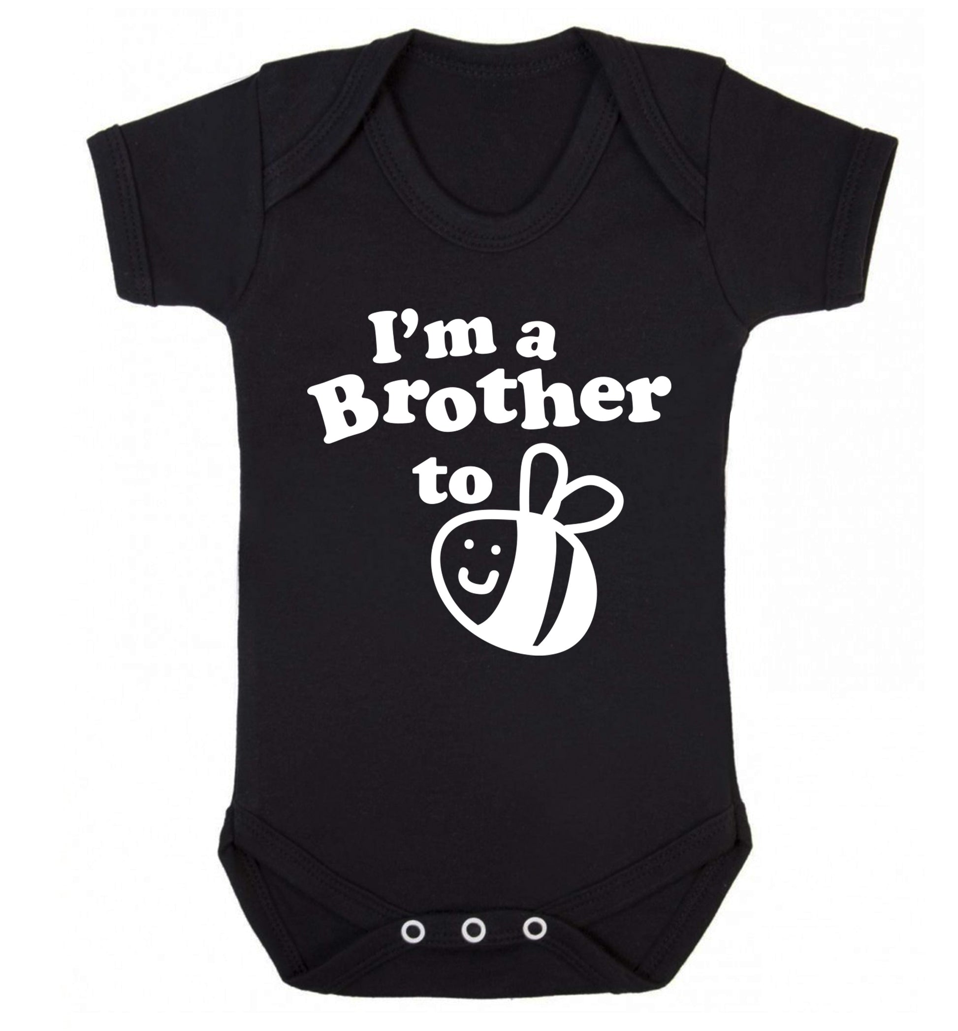I'm a brother to be Baby Vest black 18-24 months