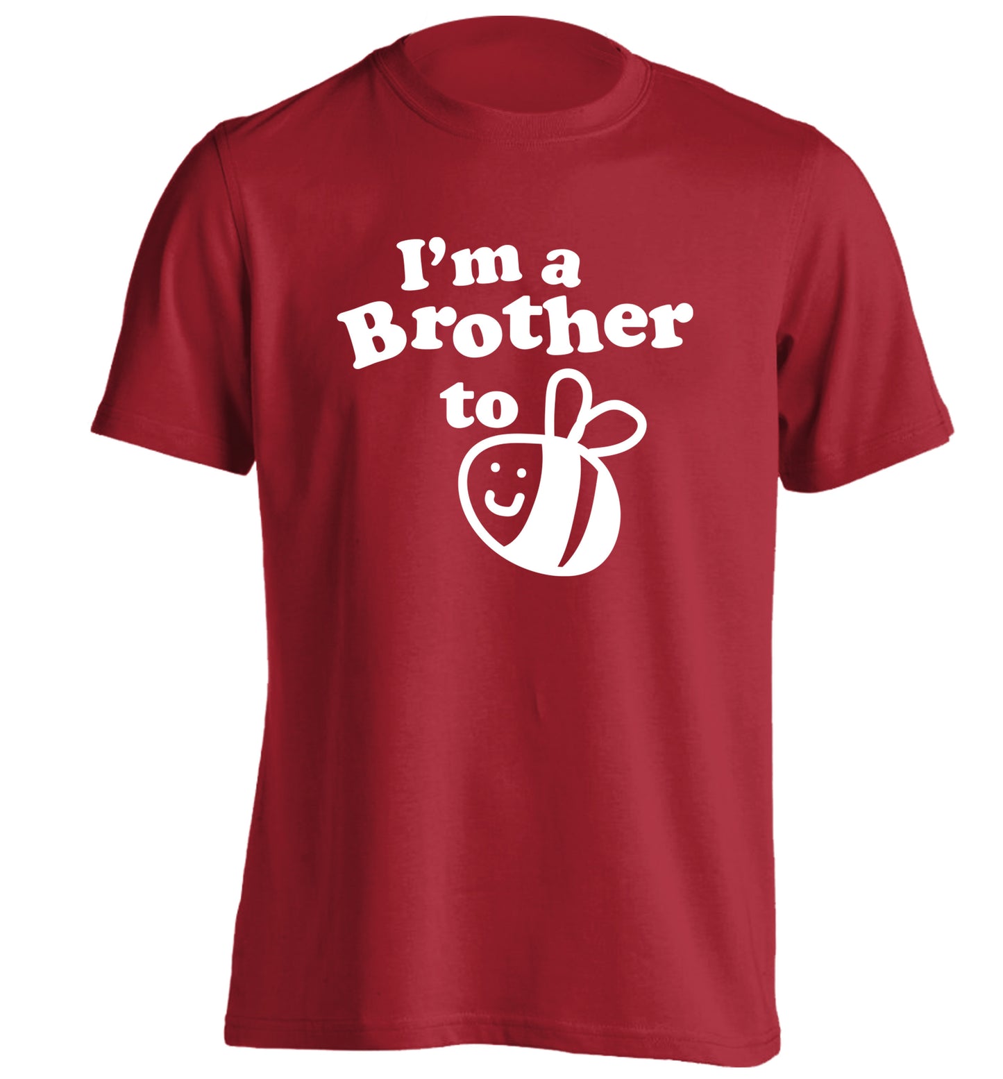 I'm a brother to be adults unisex red Tshirt 2XL