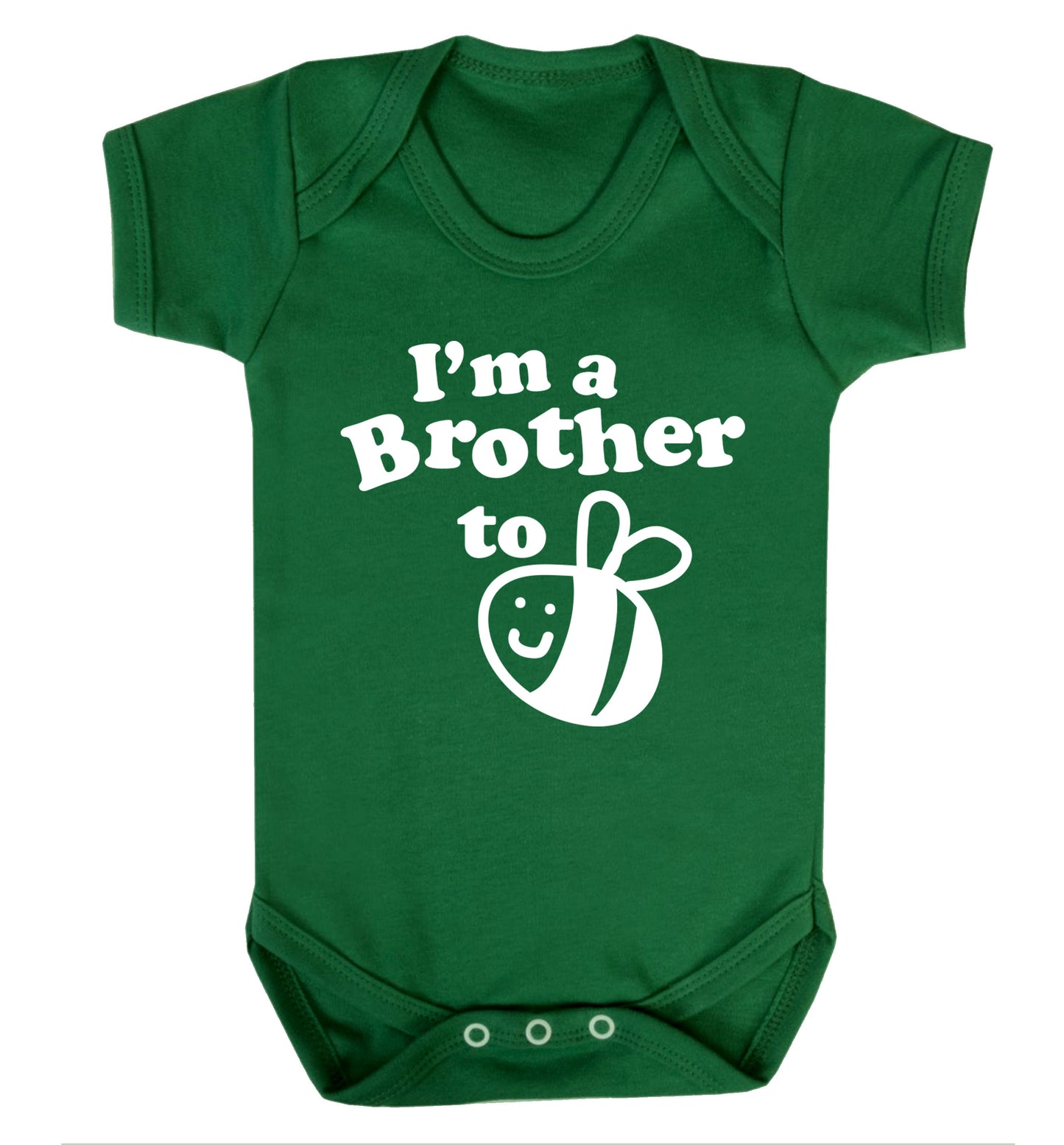 I'm a brother to be Baby Vest green 18-24 months