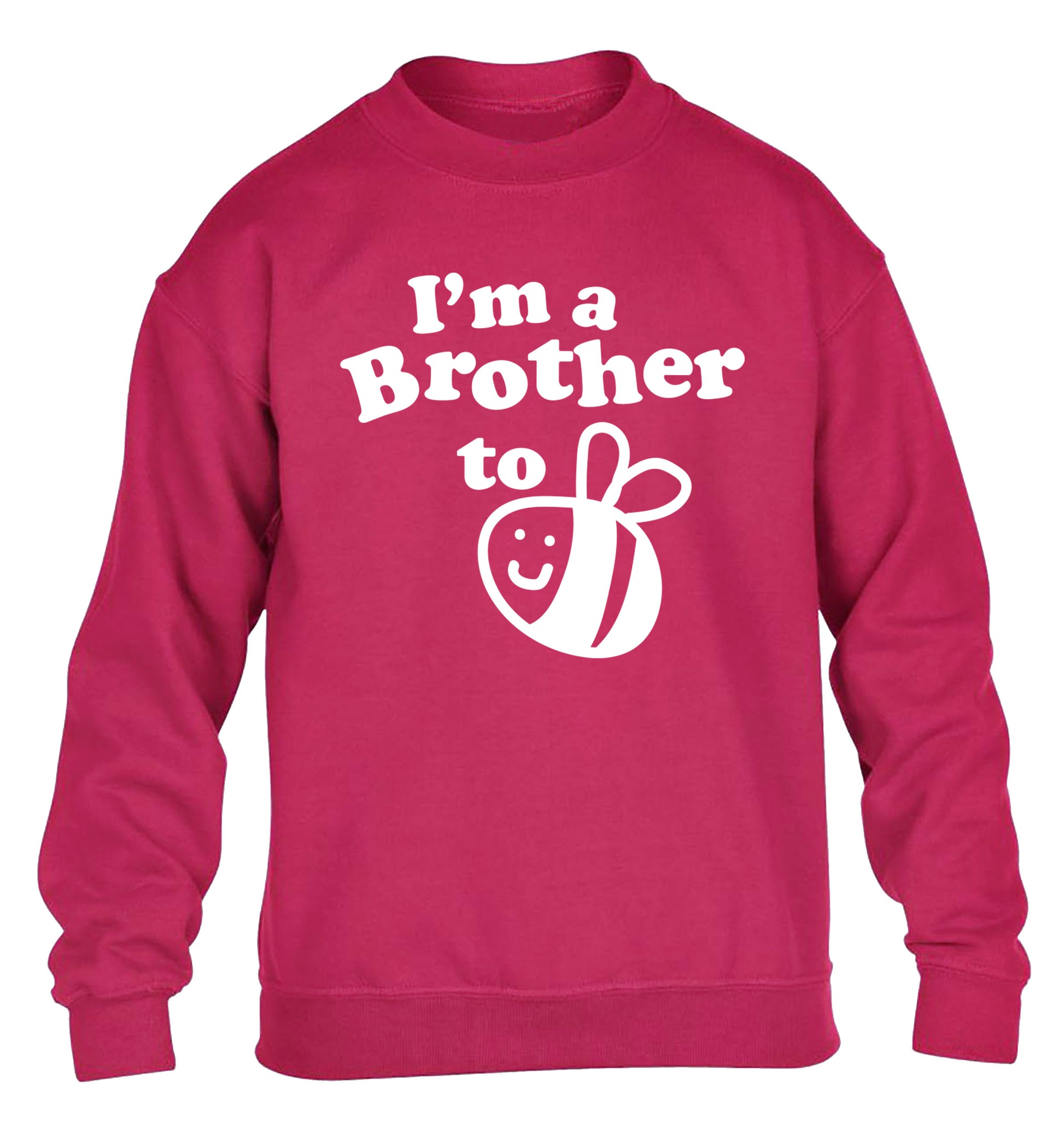 I'm a brother to be children's pink sweater 12-14 Years